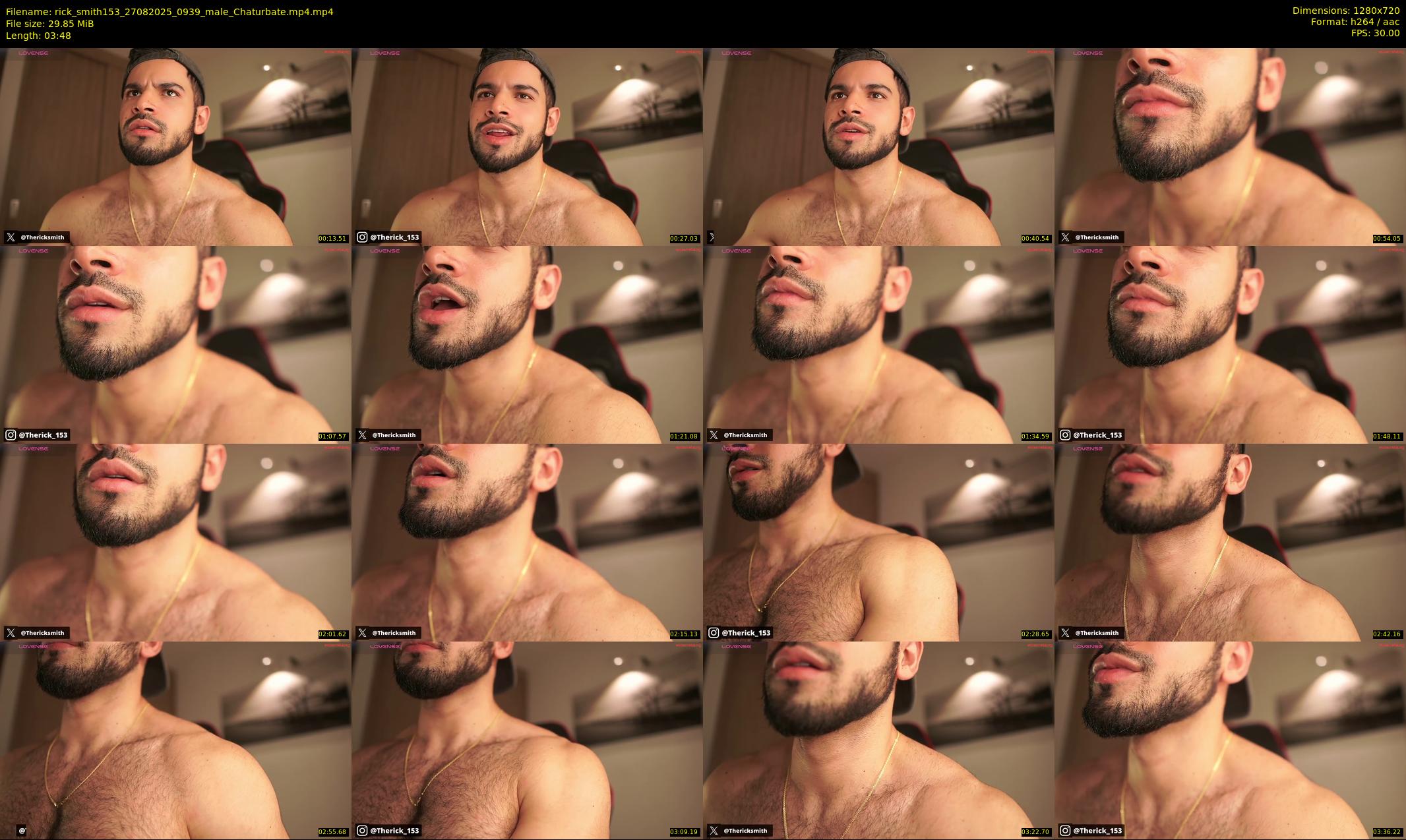 rick_smith153 — 4 minute Chaturbate male cam show recording, 720p, Aug 27, 2025