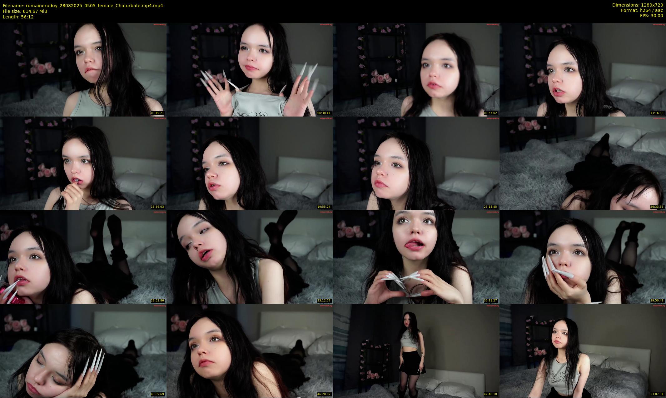 romainerudoy — 57 minute Chaturbate female cam show recording, 720p, Aug 28, 2025