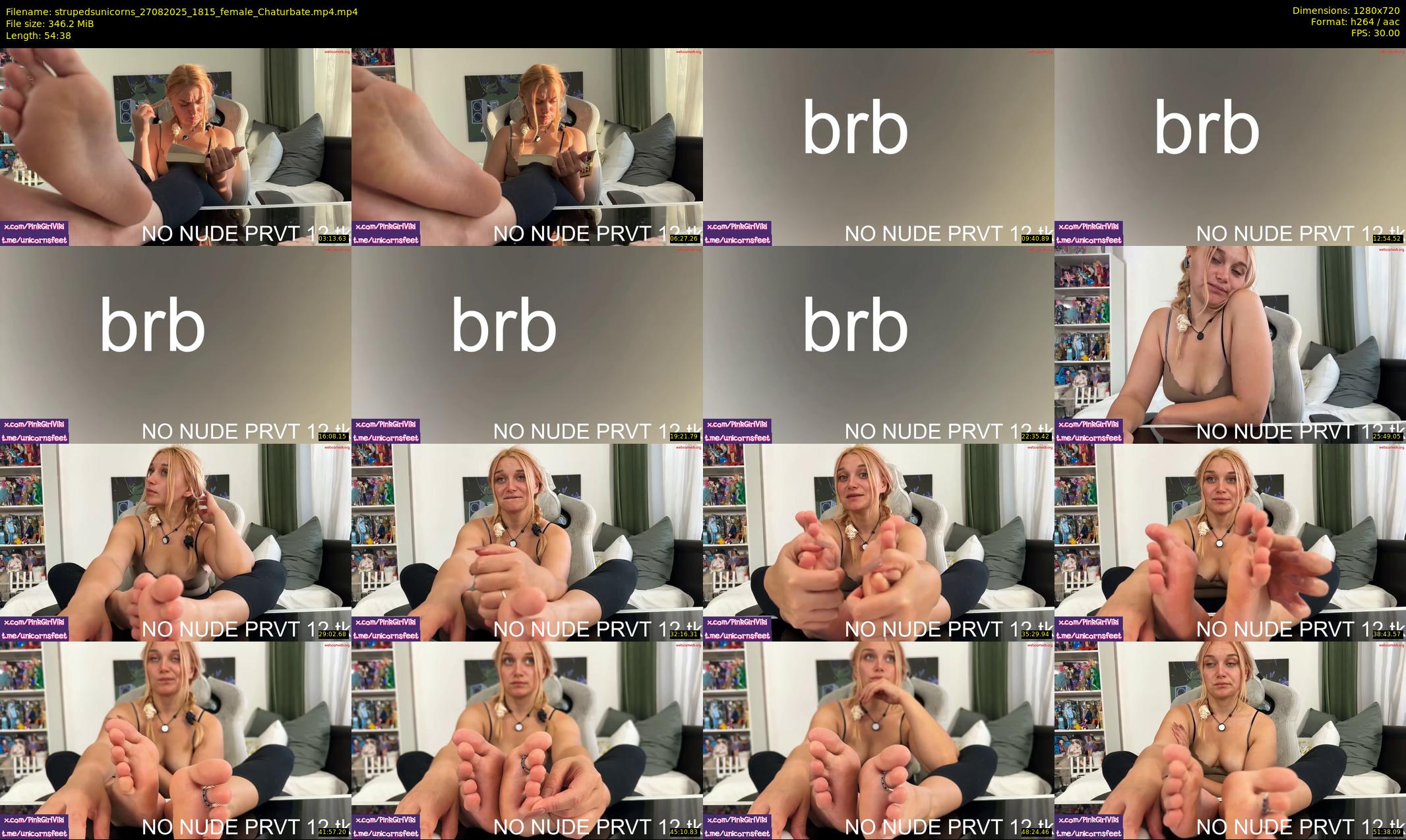 strupedsunicorns — 55 minute Chaturbate couple cam show recording, 720p, Aug 27, 2025
