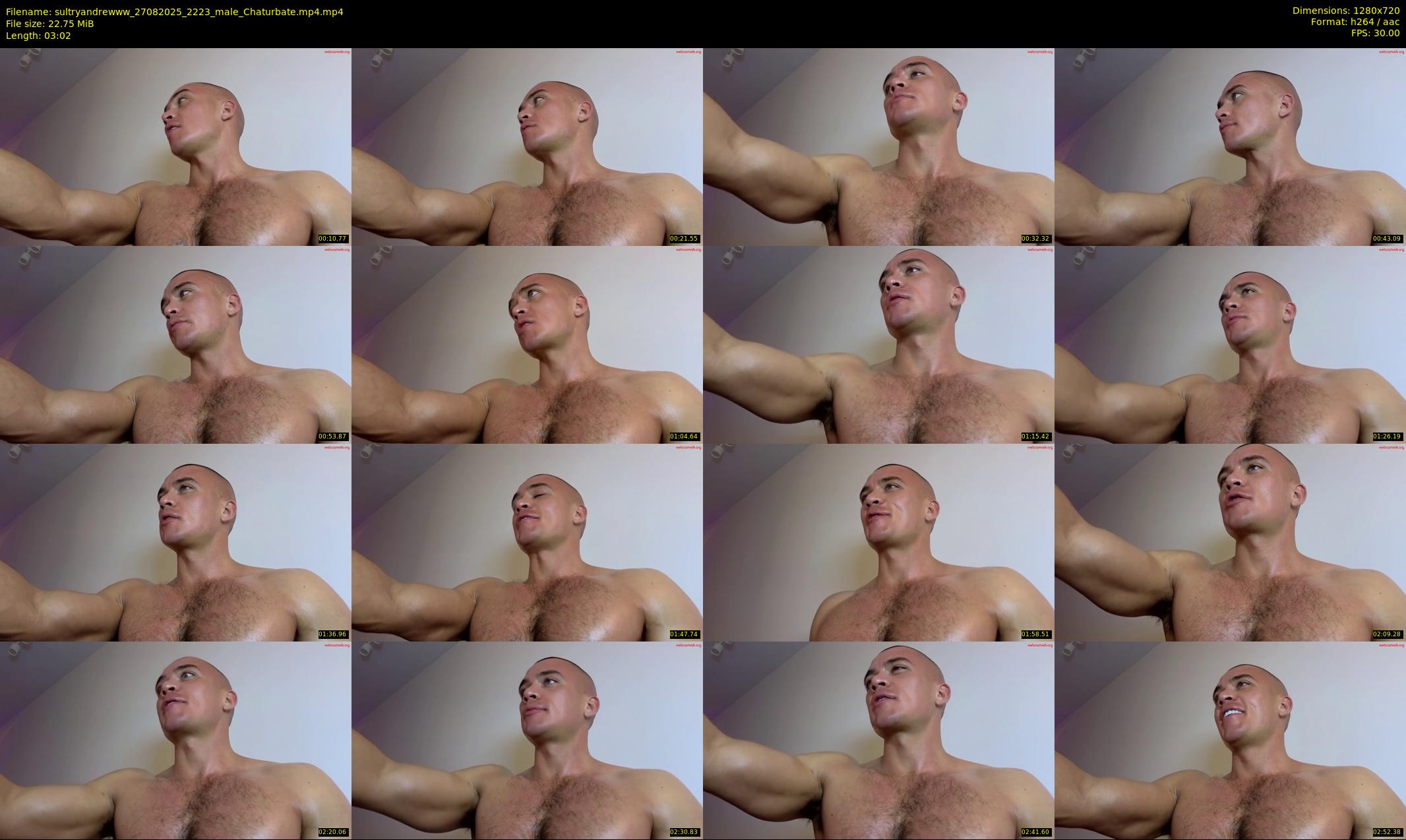 sultryandrewww — 4 minute Chaturbate male cam show recording, 720p, Aug 27, 2025