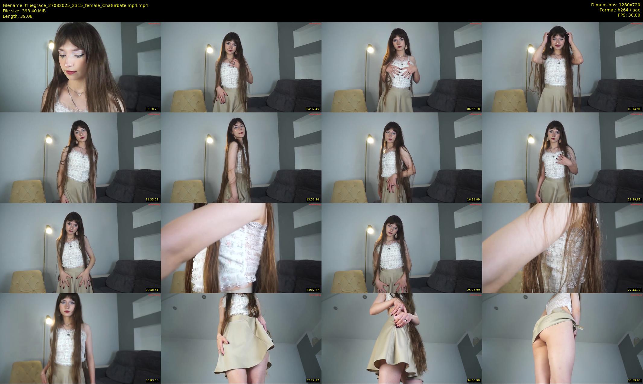 truegrace — 40 minute Chaturbate female cam show recording, 720p, Aug 27, 2025