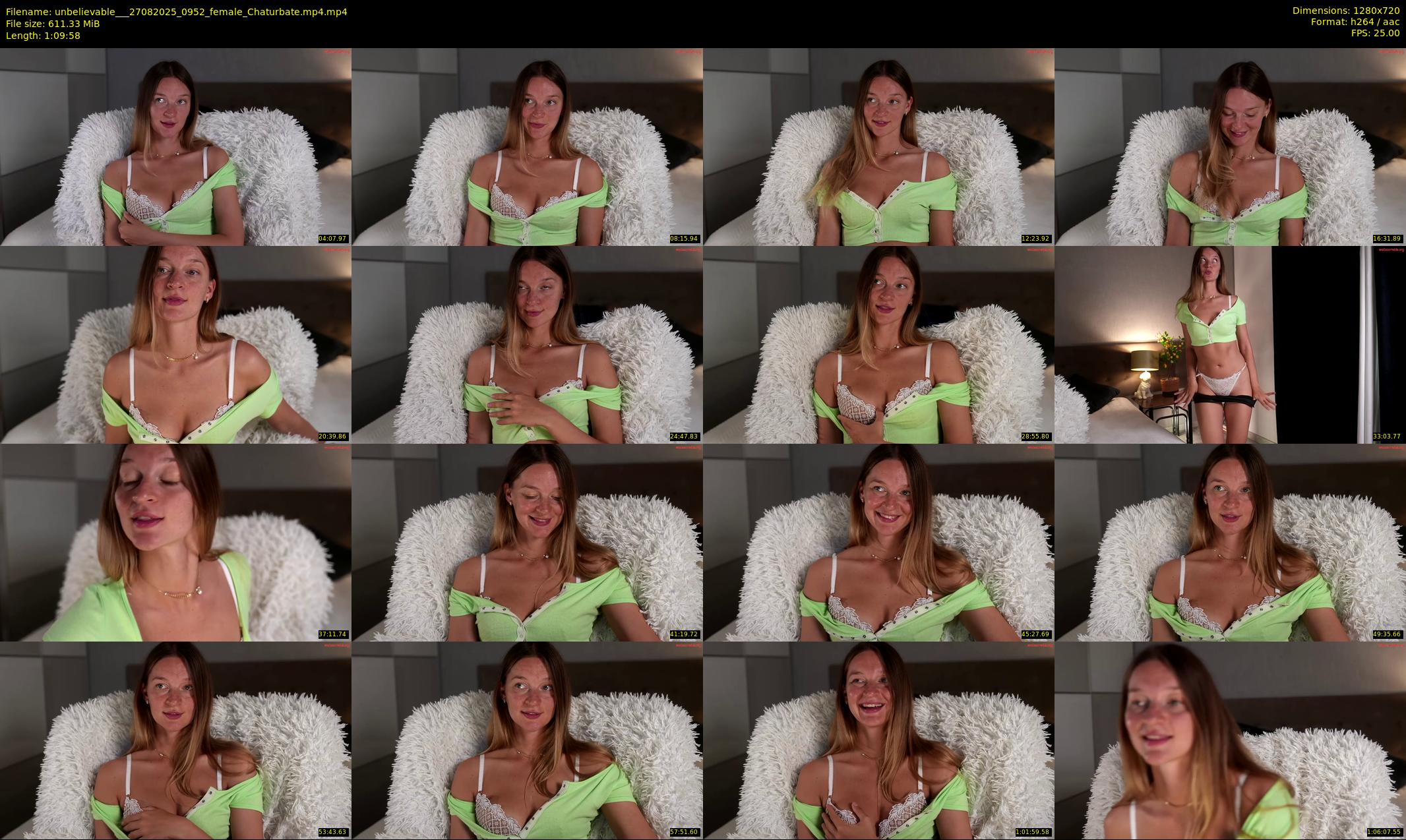 unbelievable__ — 70 minute Chaturbate female cam show recording, 720p, Aug 27, 2025