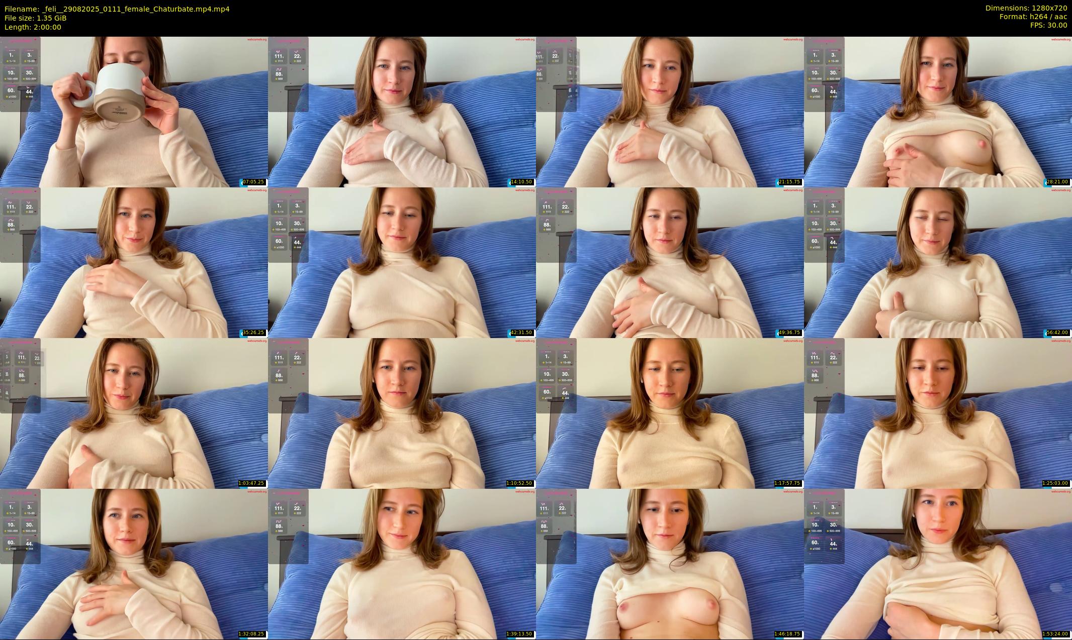 _feli_ — 120 minute Chaturbate female cam show recording, 720p, Aug 29, 2025