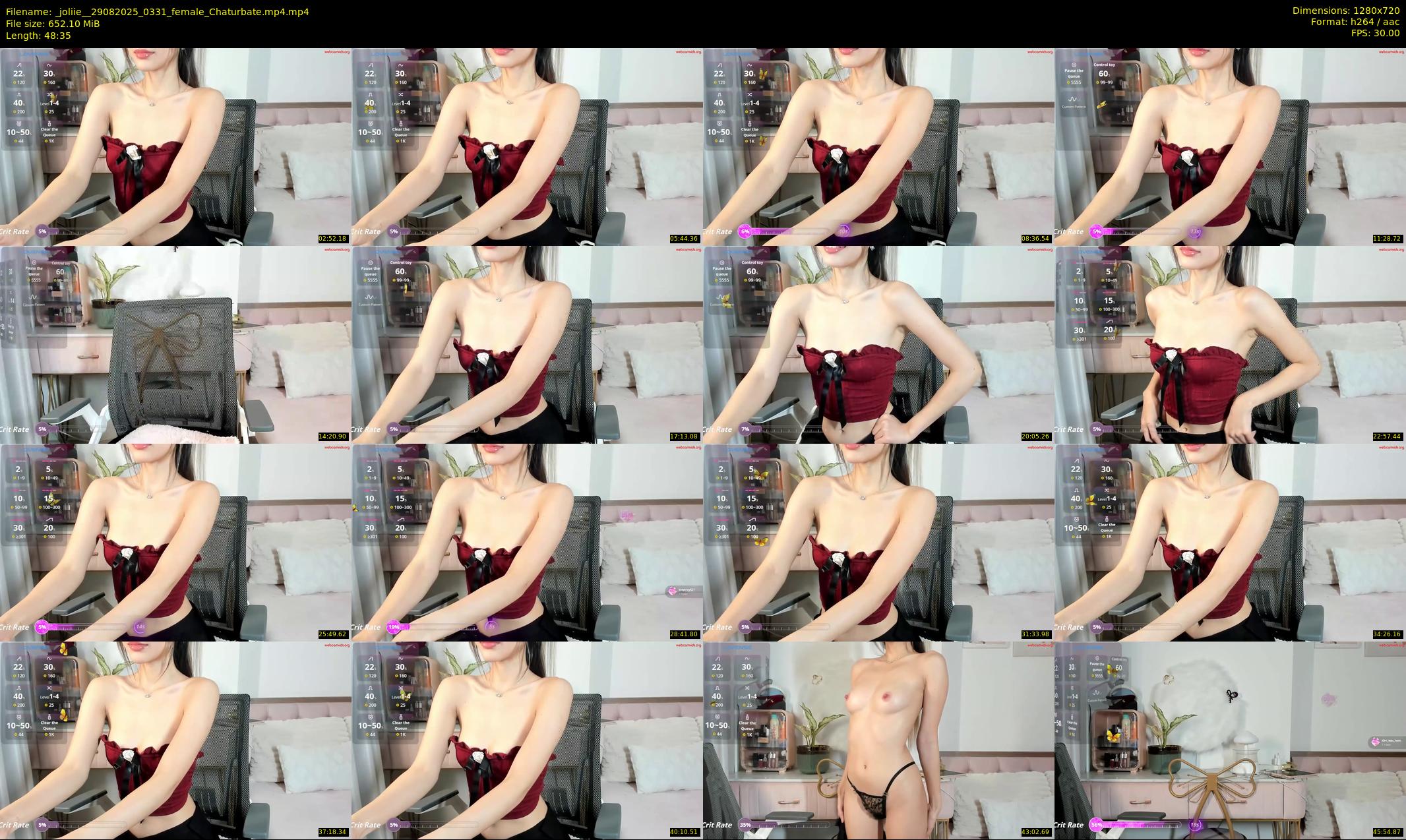 _joliie_ — 49 minute Chaturbate female cam show recording, 720p, Aug 29, 2025