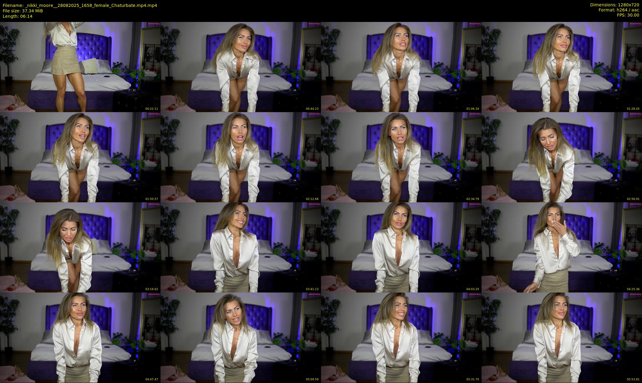 _nikki_moore_ — 7 minute Chaturbate female cam show recording, 720p, Aug 28, 2025