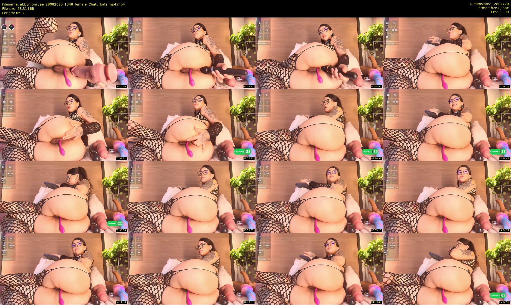 abbymonroee — 6 minute Chaturbate female cam show recording, 720p, Aug 28, 2025