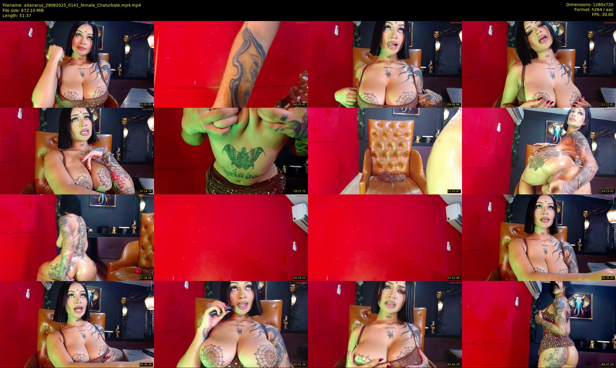 aitanarus — 52 minute Chaturbate female cam show recording, 720p, Aug 29, 2025