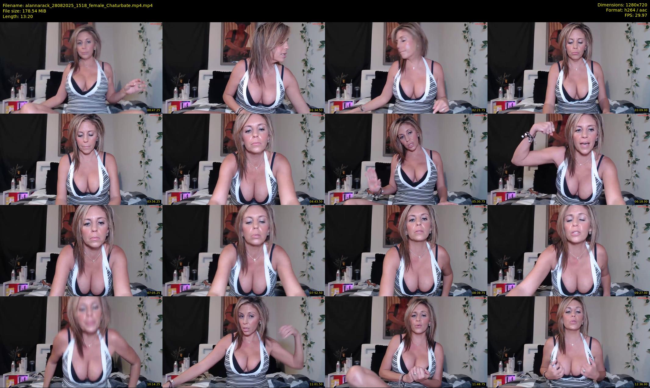 alannarack — 14 minute Chaturbate female cam show recording, 720p, Aug 28, 2025