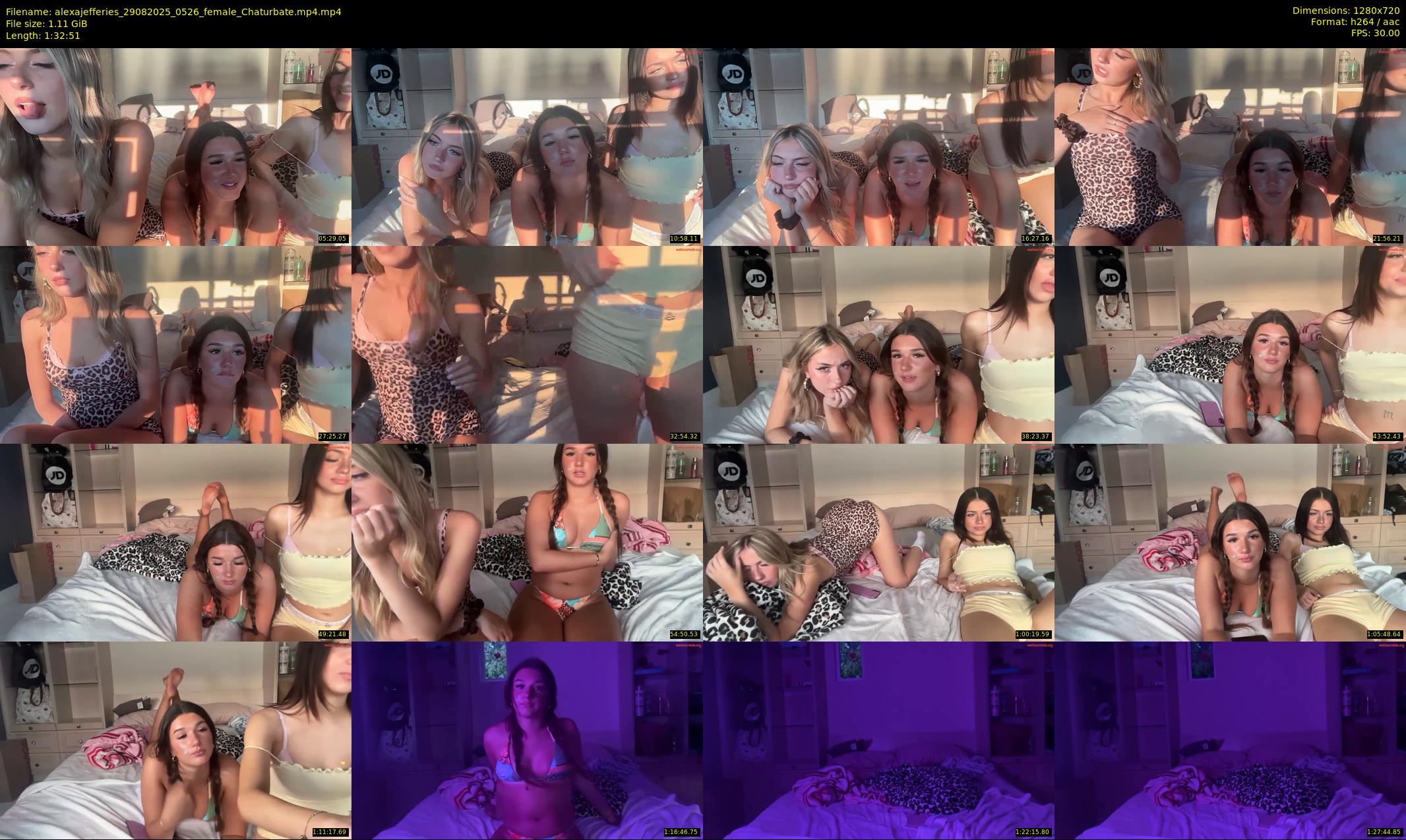 alexajefferies — 93 minute Chaturbate female cam show recording, 720p, Aug 29, 2025