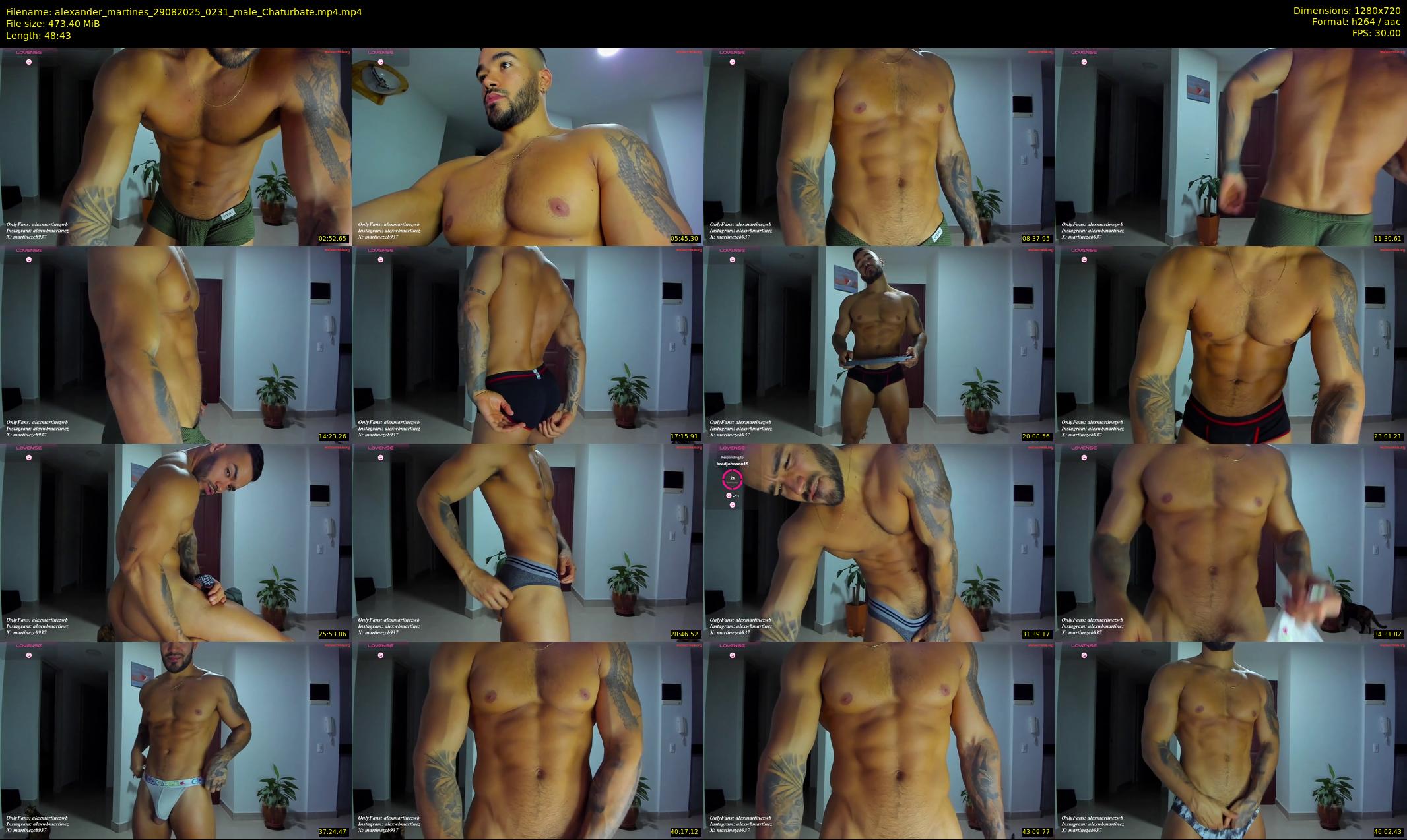 alexander_martines — 49 minute Chaturbate male cam show recording, 720p, Aug 29, 2025
