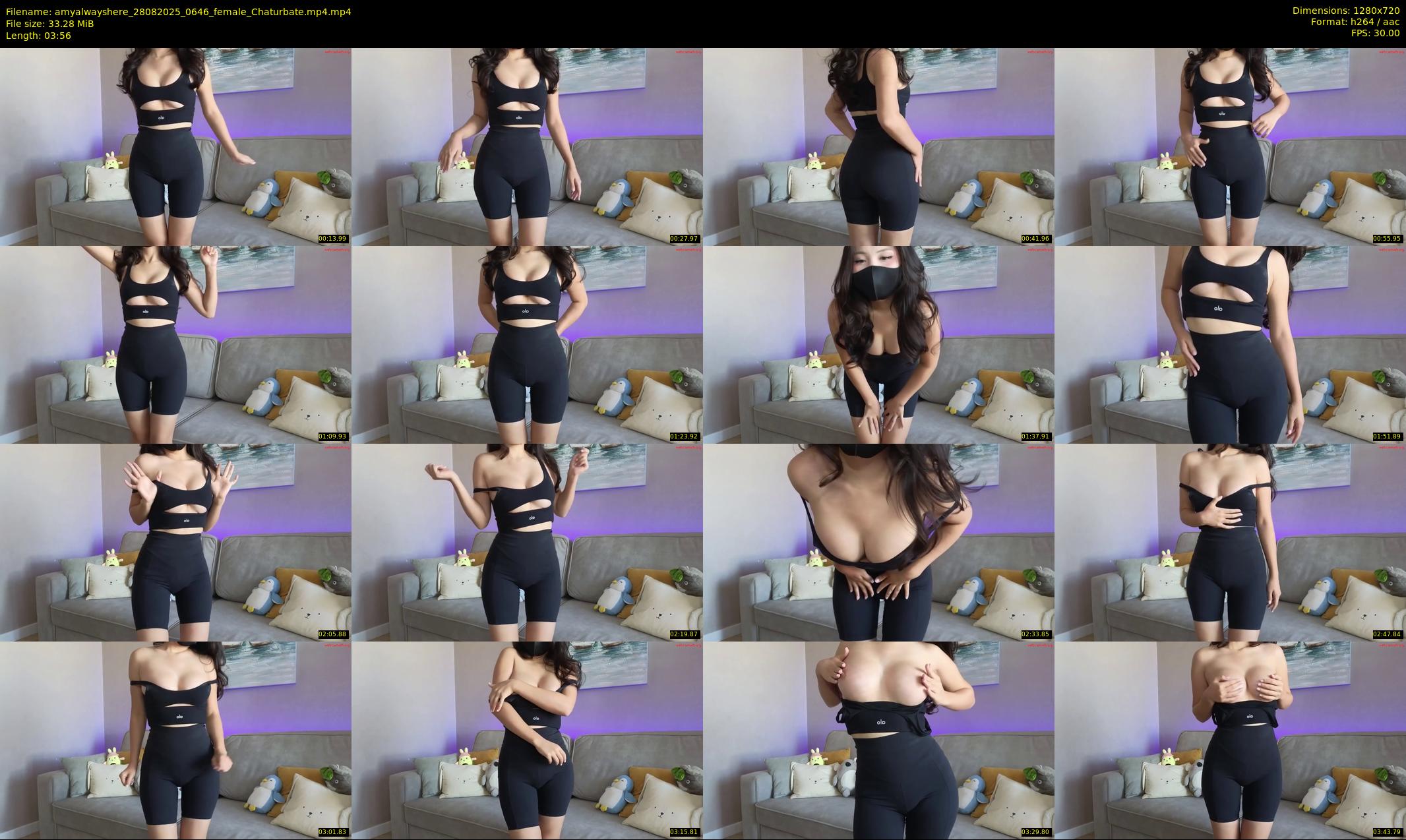amyalwayshere — 4 minute Chaturbate female cam show recording, 720p, Aug 28, 2025