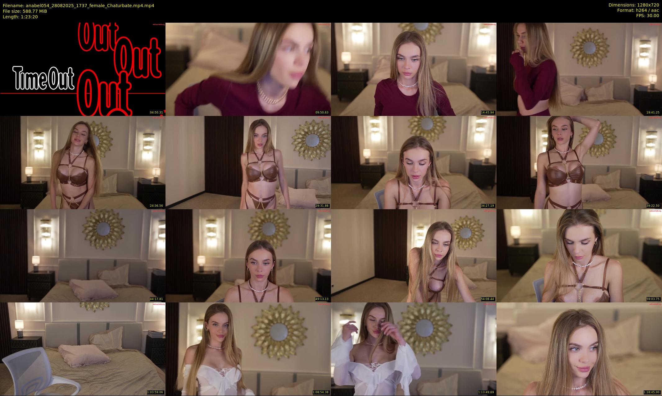 anabel054 — 84 minute Chaturbate female cam show recording, 720p, Aug 28, 2025