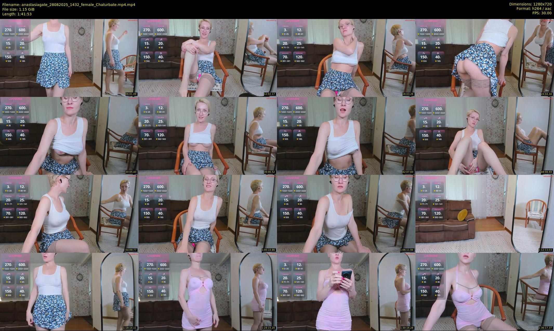 anastasiagate — 102 minute Chaturbate female cam show recording, 720p, Aug 28, 2025