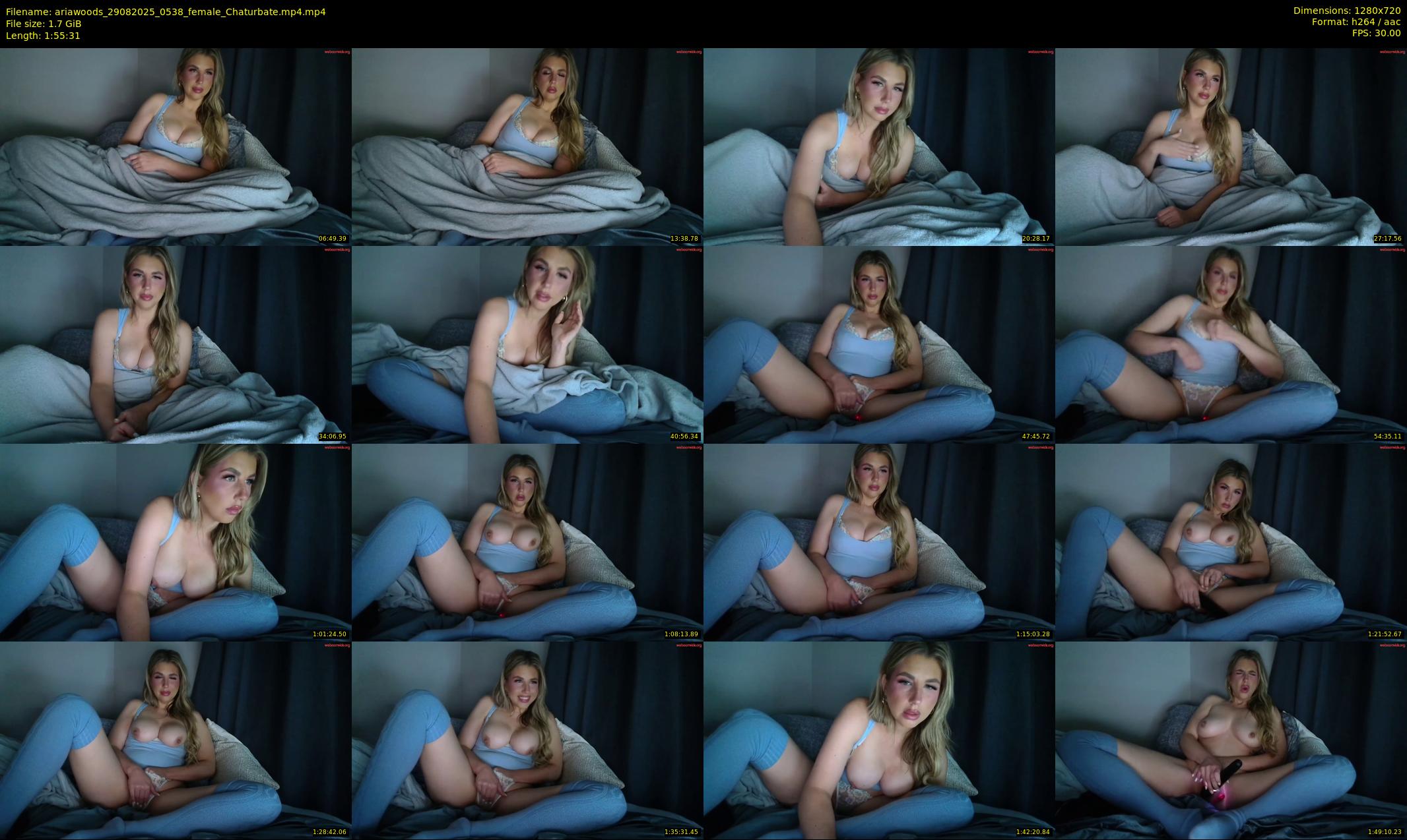 ariawoods — 116 minute Chaturbate female cam show recording, 720p, Aug 29, 2025