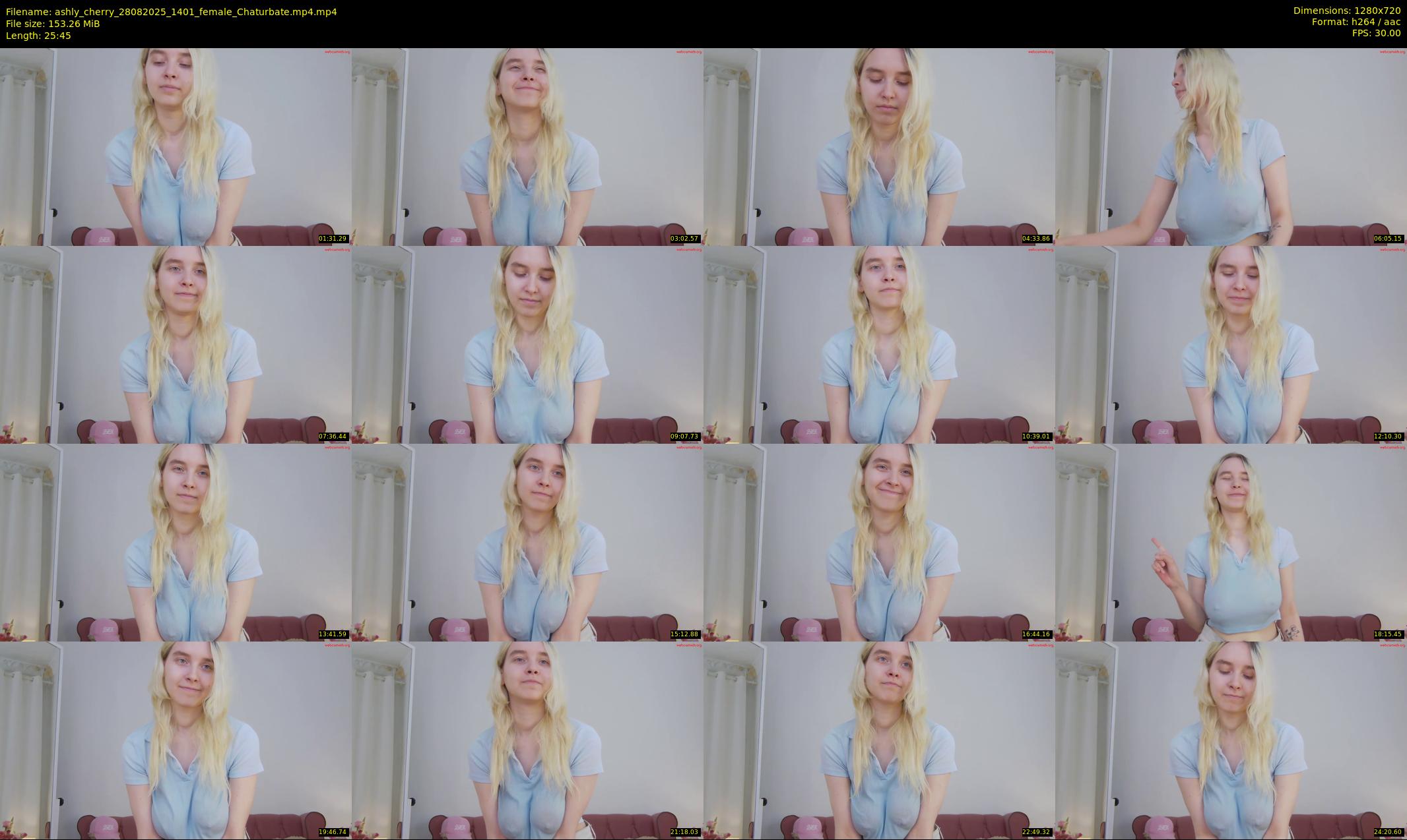 ashly_cherry — 26 minute Chaturbate female cam show recording, 720p, Aug 28, 2025