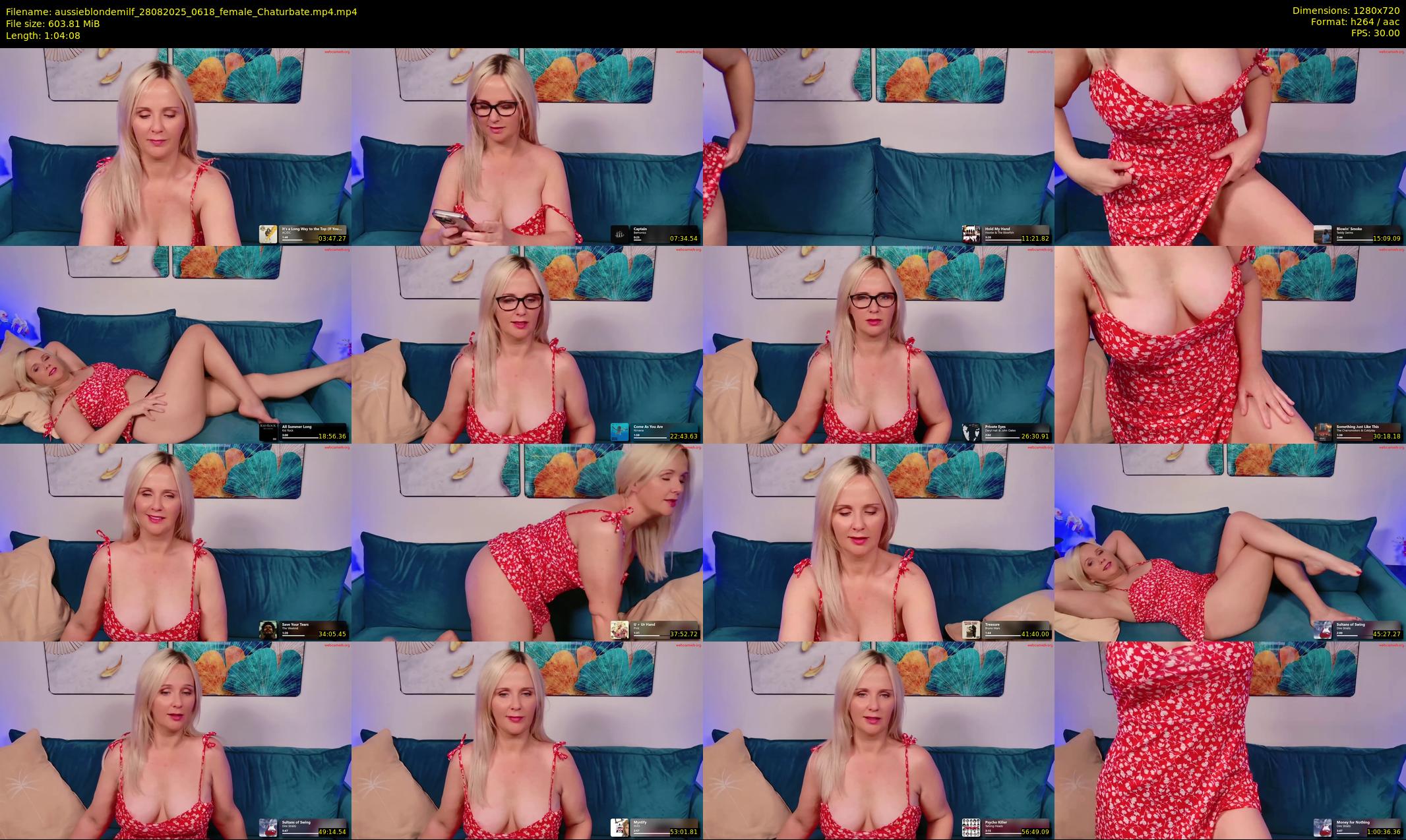 aussieblondemilf — 65 minute Chaturbate female cam show recording, 720p, Aug 28, 2025