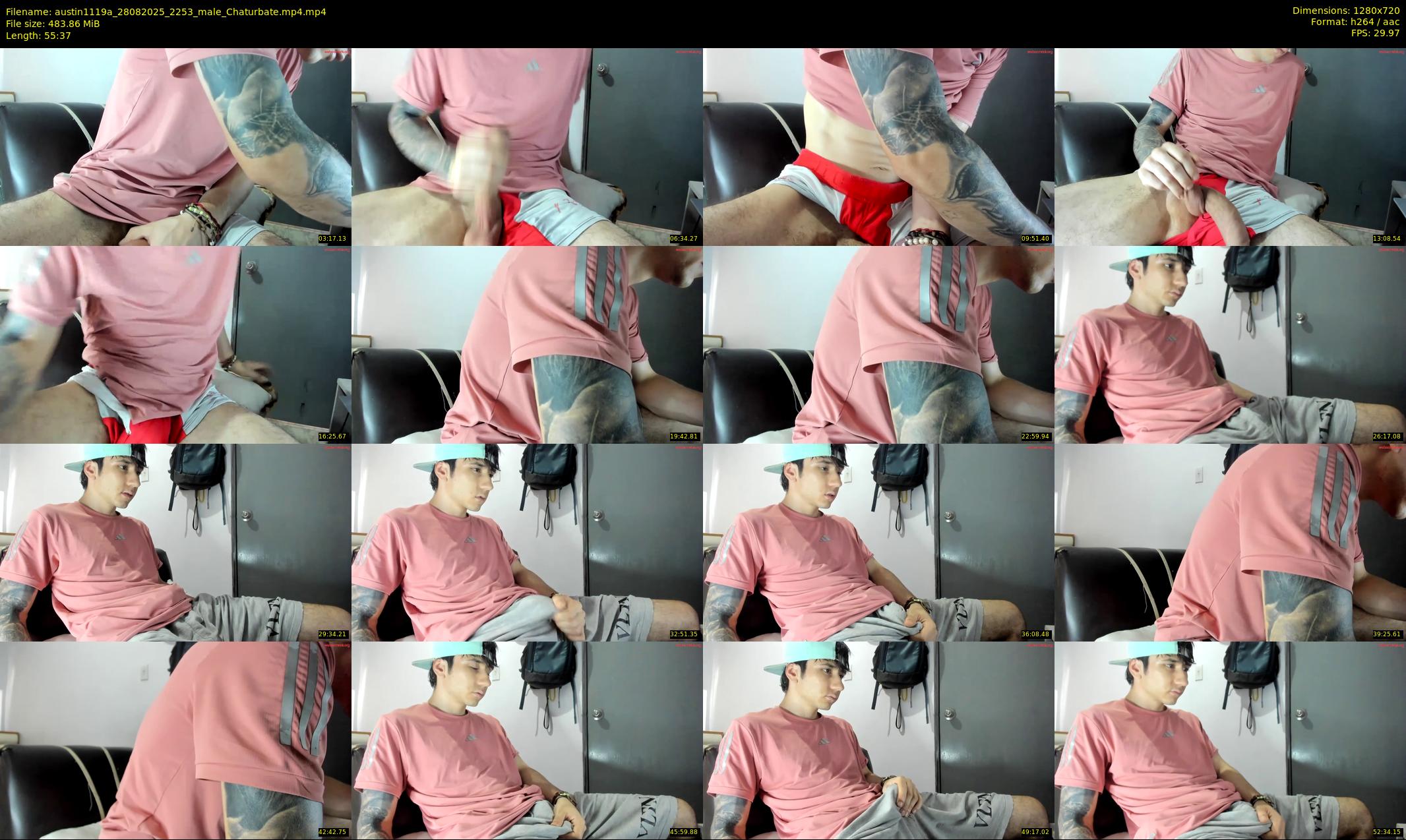austin1119a — 56 minute Chaturbate male cam show recording, 720p, Aug 28, 2025