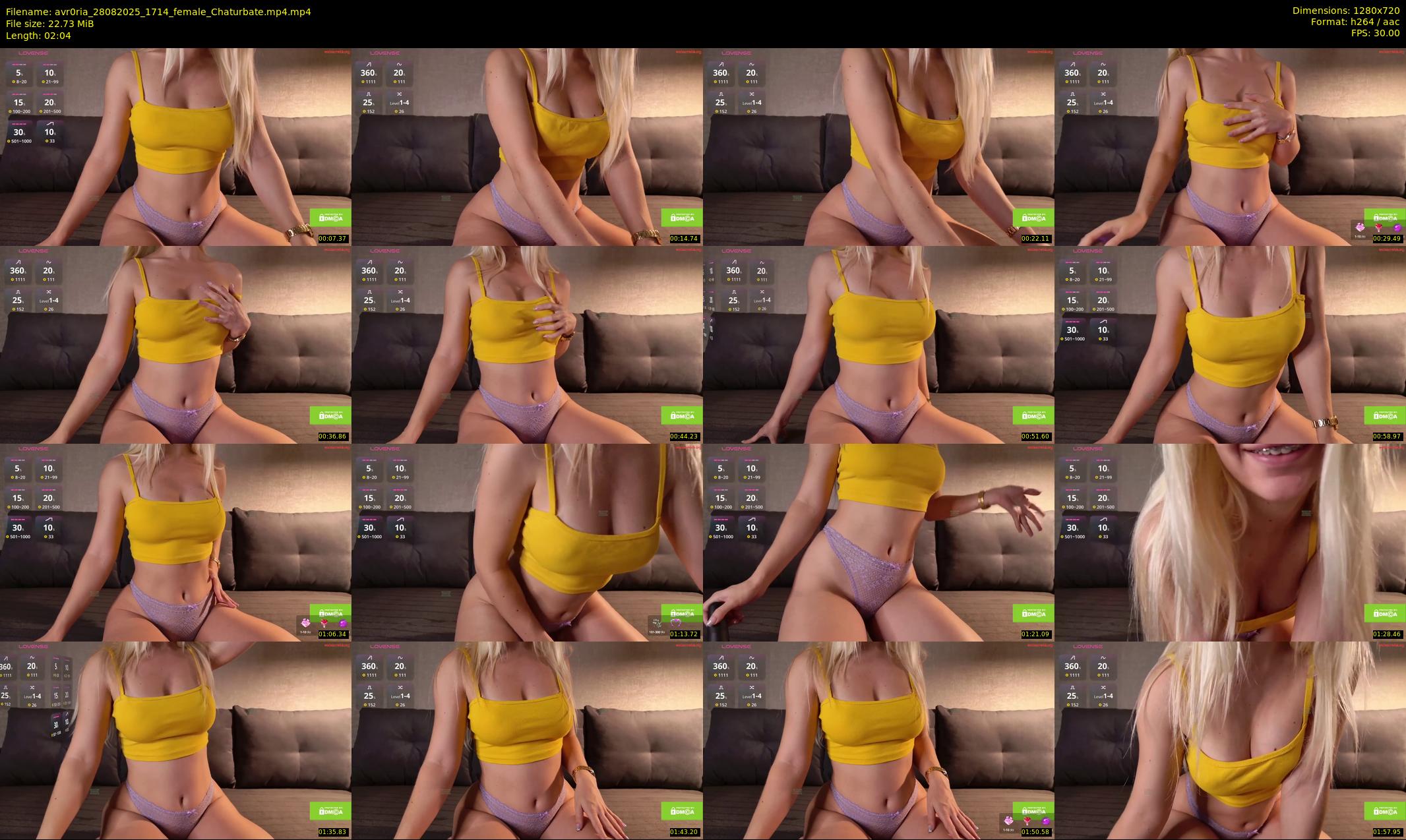 avr0ria — 3 minute Chaturbate female cam show recording, 720p, Aug 28, 2025