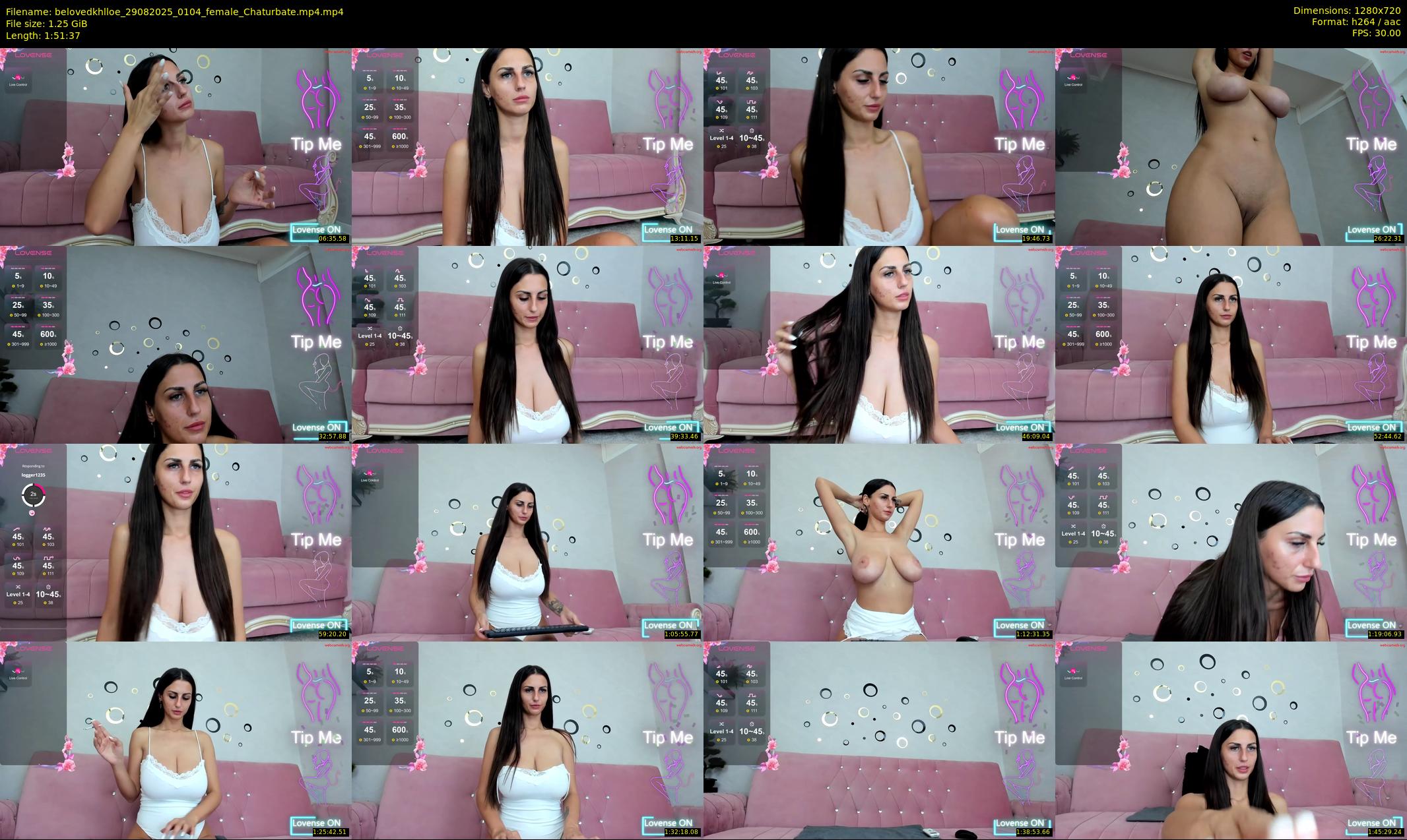 belovedkhlloe — 112 minute Chaturbate female cam show recording, 720p, Aug 29, 2025