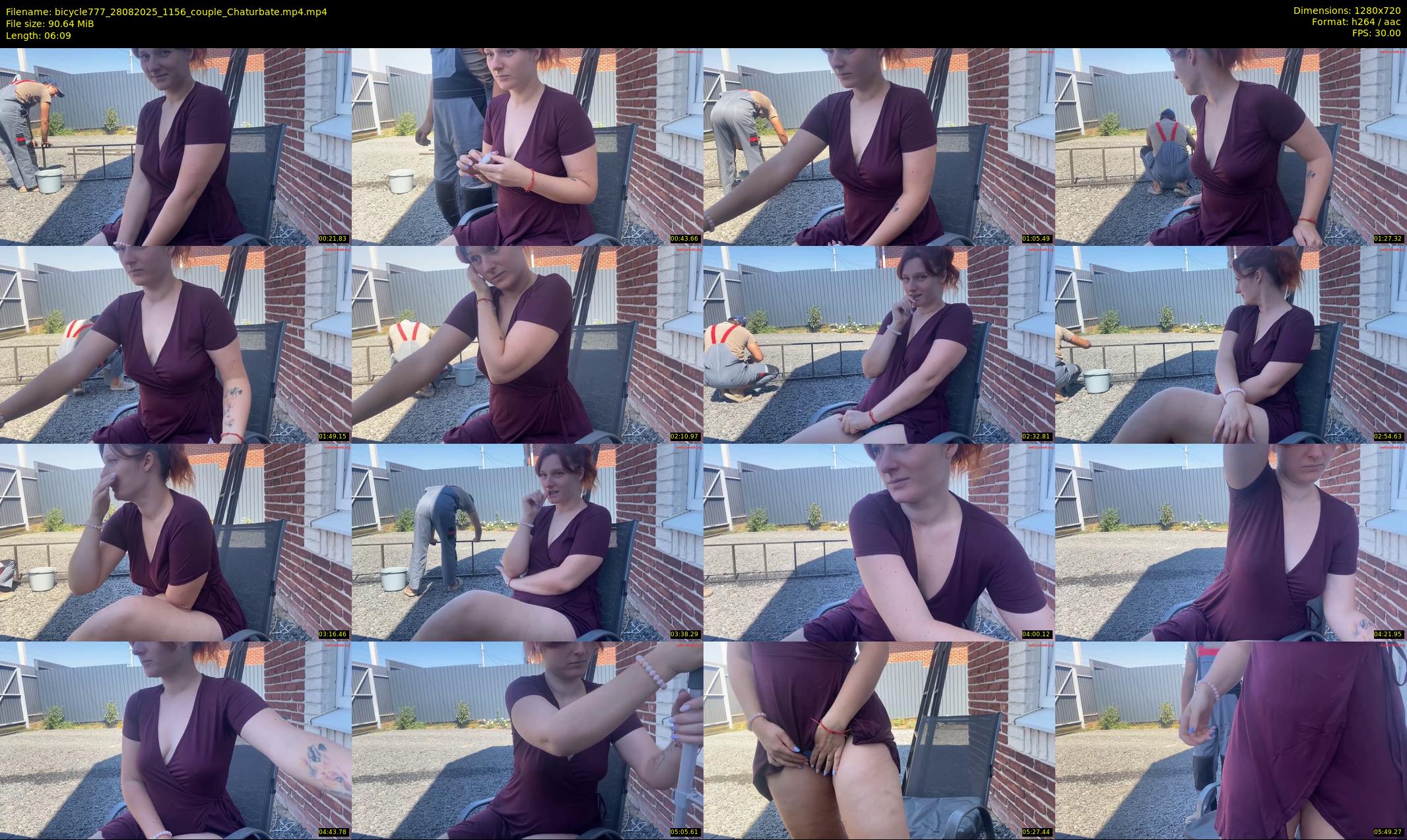 bicycle777 — 7 minute Chaturbate couple cam show recording, 720p, Aug 28, 2025