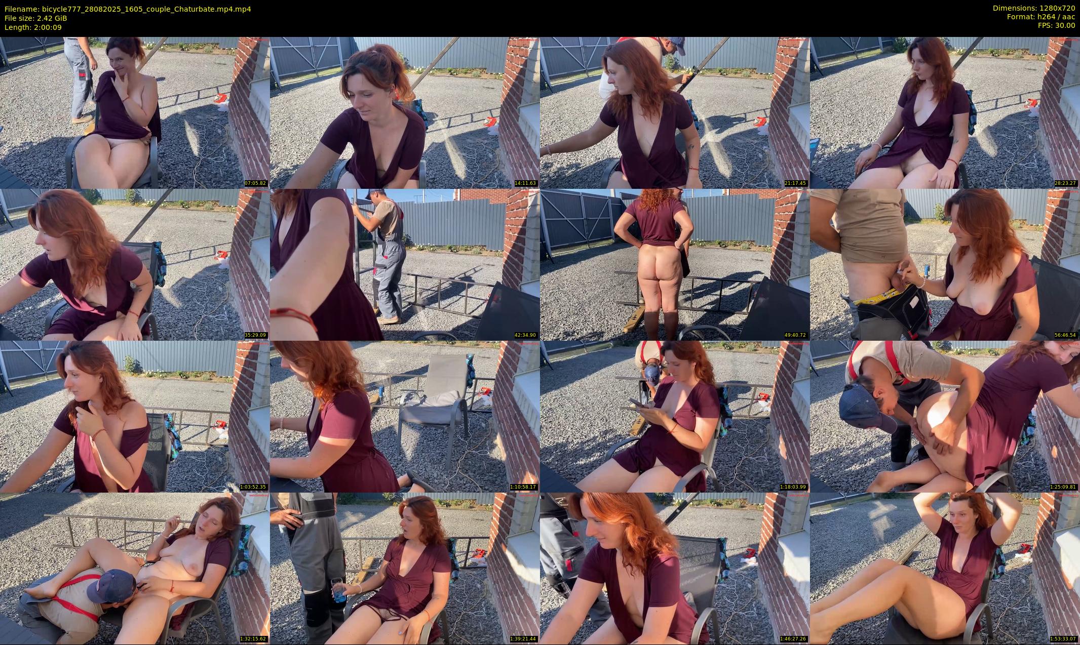 bicycle777 — 121 minute Chaturbate couple cam show recording, 720p, Aug 28, 2025