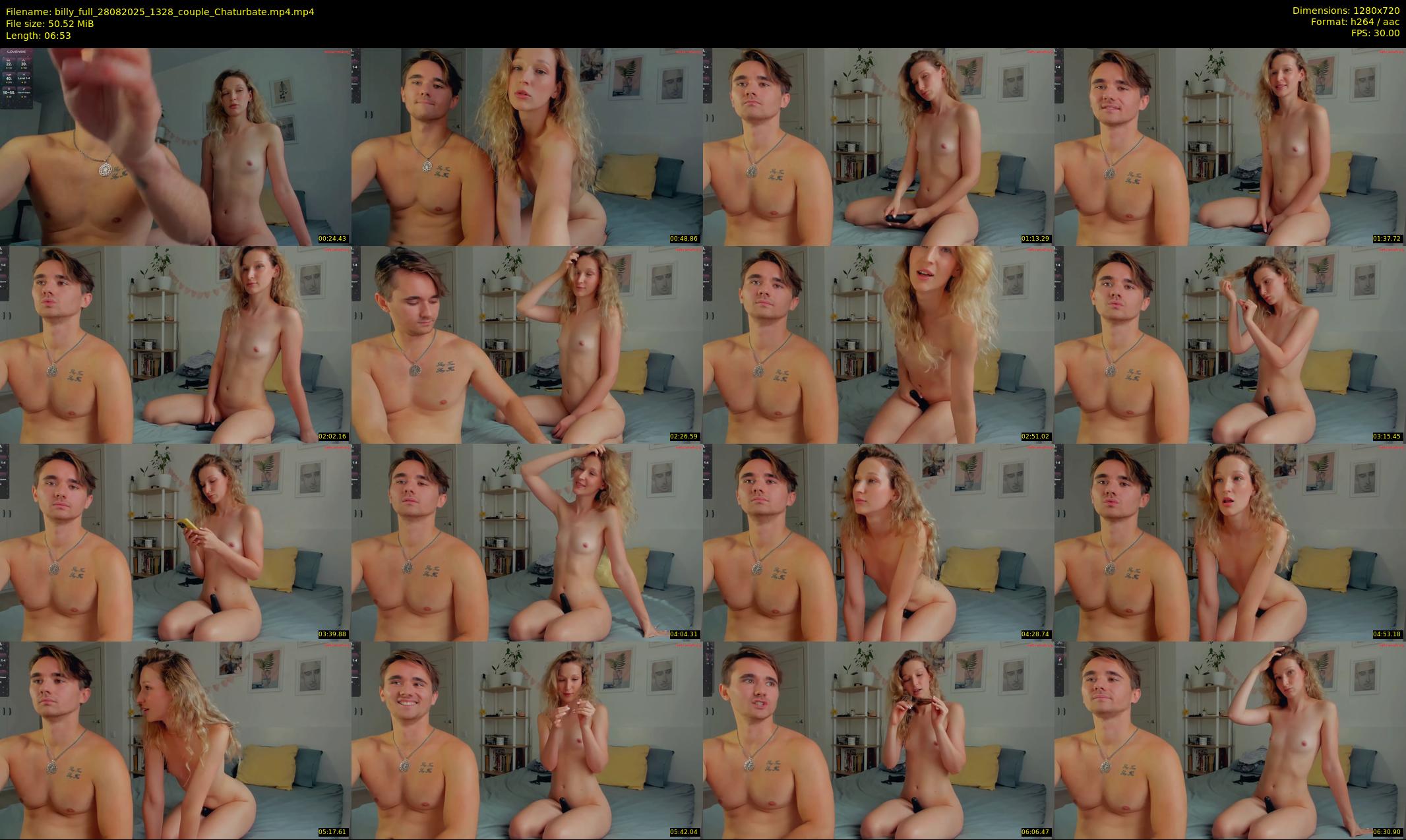 billy_full — 7 minute Chaturbate couple cam show recording, 720p, Aug 28, 2025
