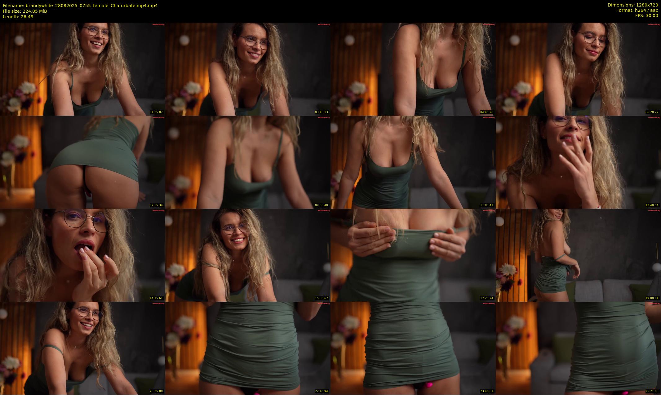 brandywhite — 27 minute Chaturbate female cam show recording, 720p, Aug 28, 2025