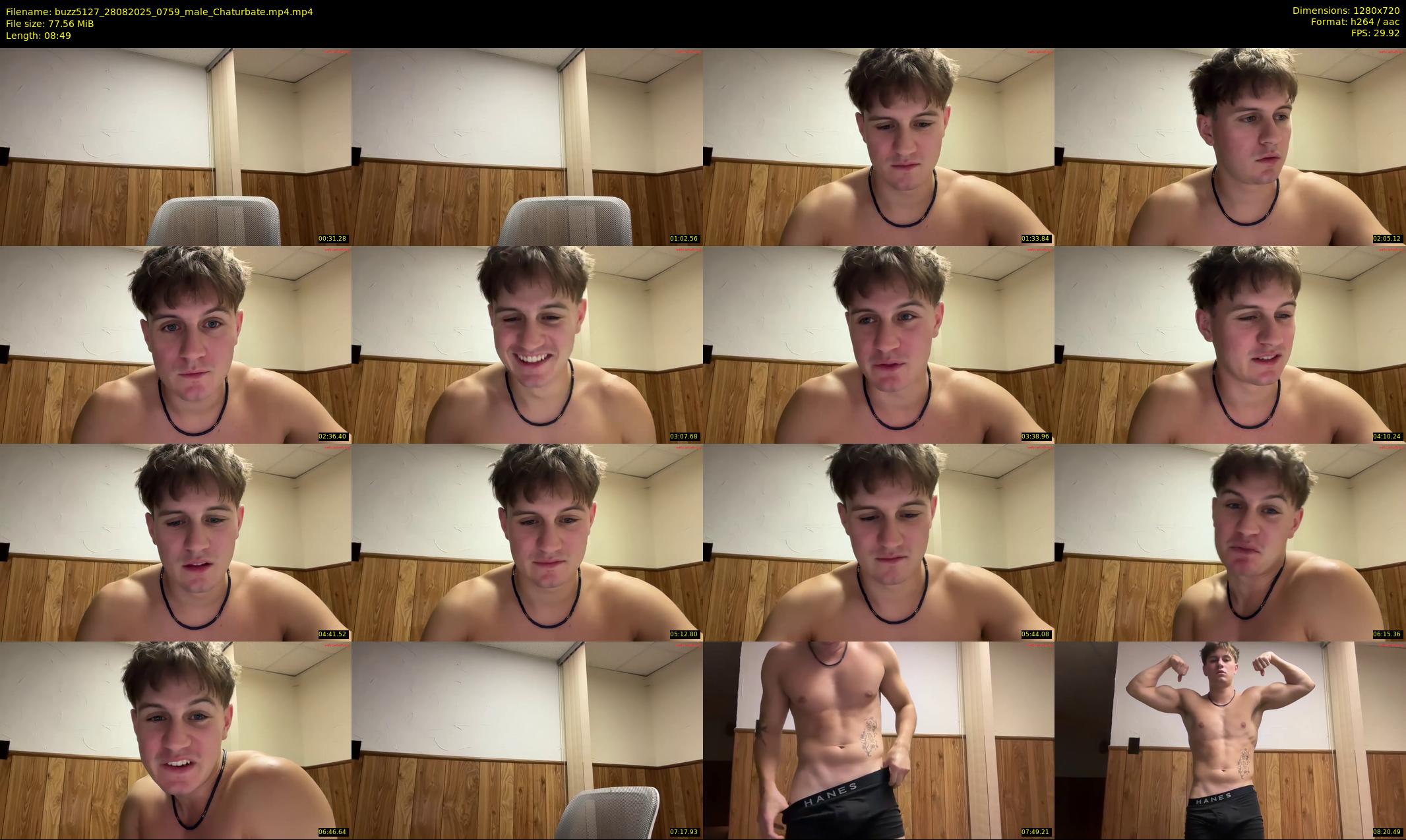 buzz5127 — 9 minute Chaturbate male cam show recording, 720p, Aug 28, 2025