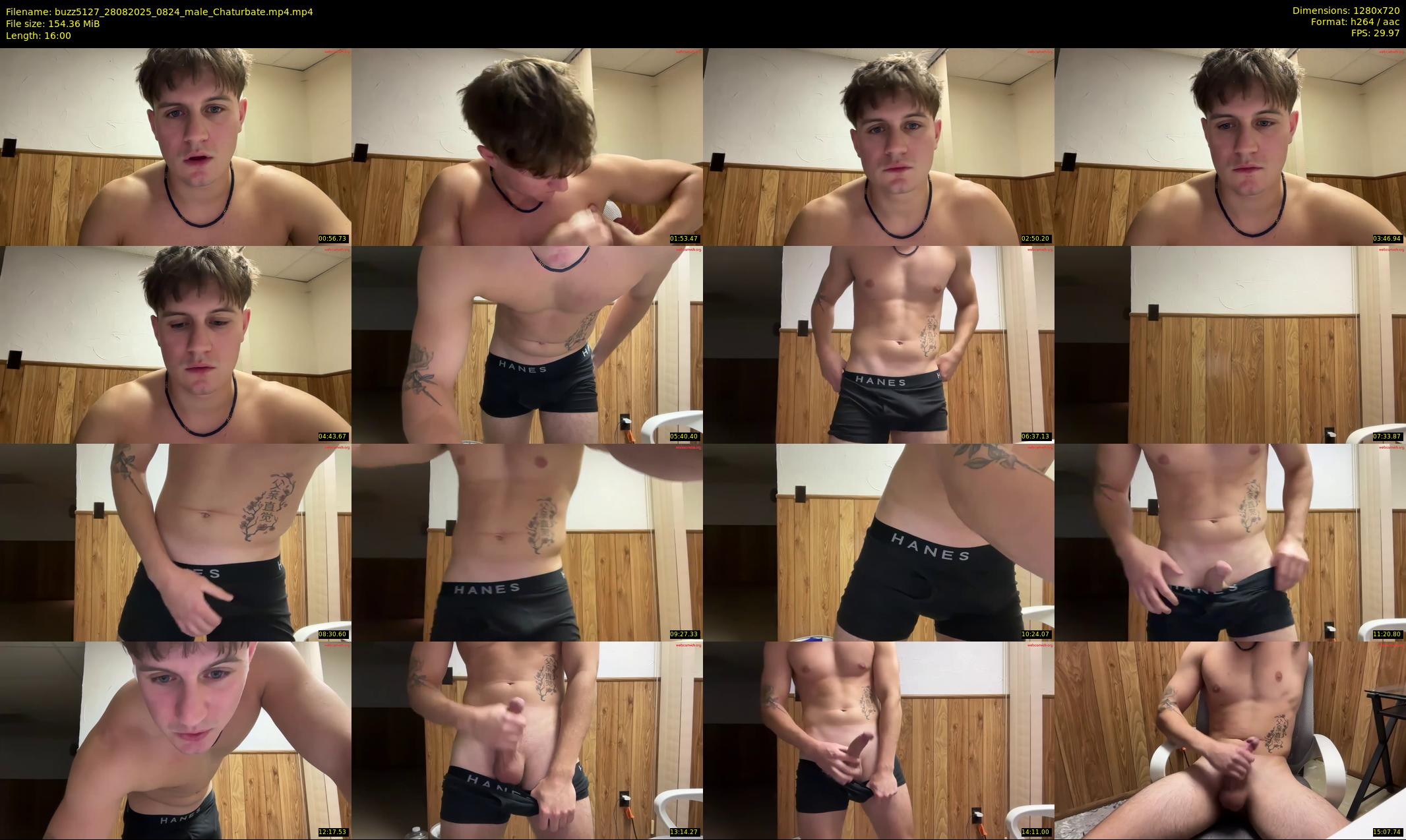 buzz5127 — 16 minute Chaturbate male cam show recording, 720p, Aug 28, 2025