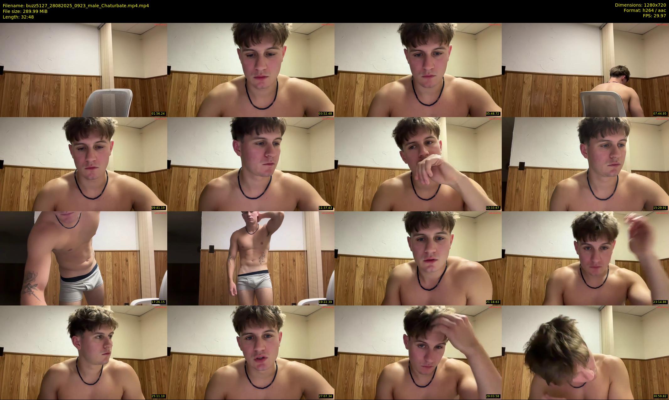 buzz5127 — 33 minute Chaturbate male cam show recording, 720p, Aug 28, 2025