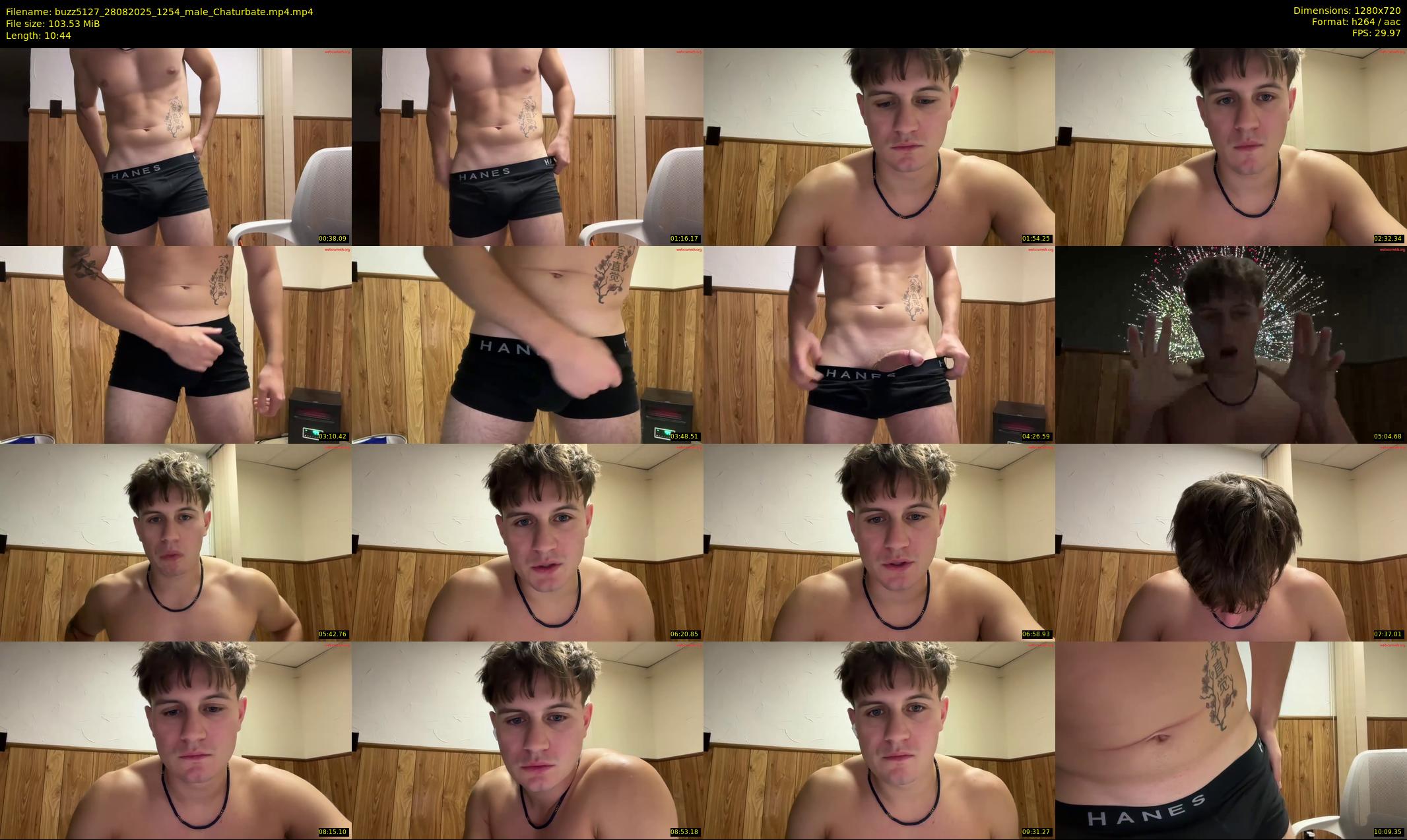 buzz5127 — 11 minute Chaturbate male cam show recording, 720p, Aug 28, 2025