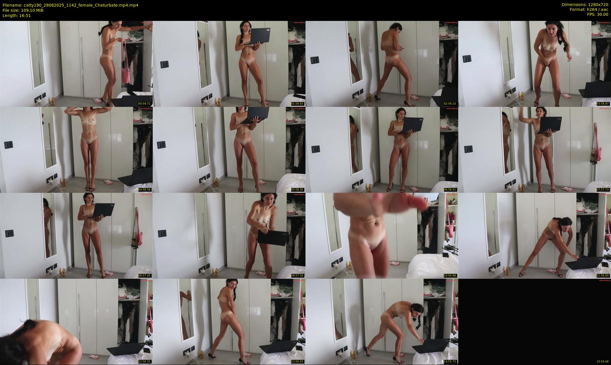 catty190 — 17 minute Chaturbate female cam show recording, 720p, Aug 28, 2025