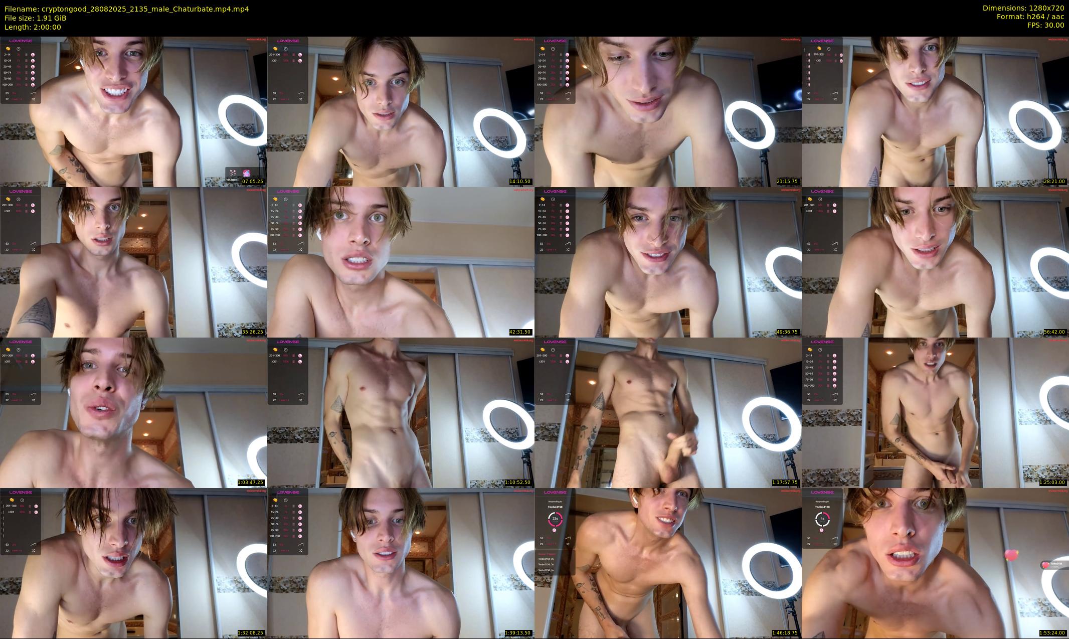 cryptongood — 120 minute Chaturbate male cam show recording, 720p, Aug 28, 2025