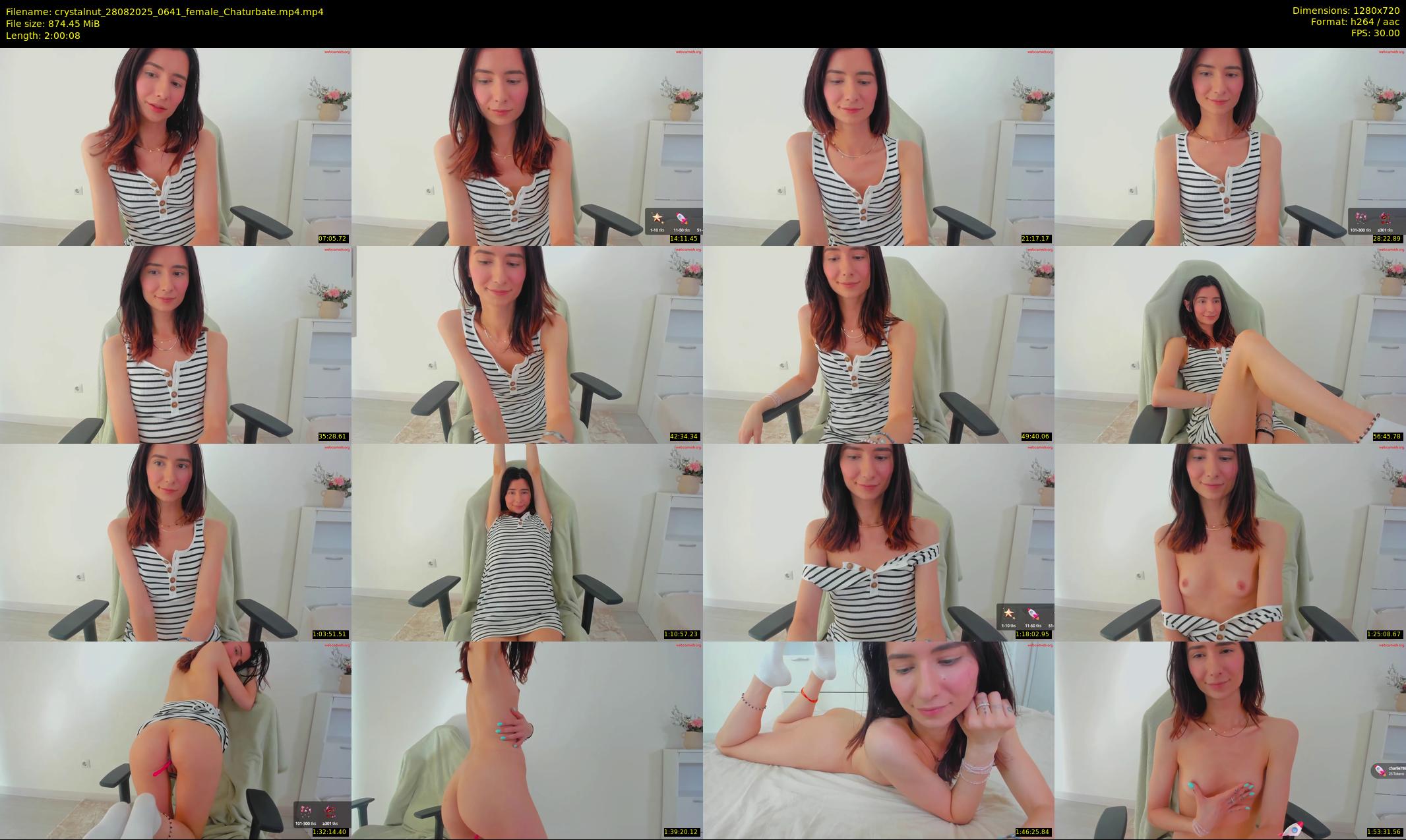 crystalnut — 121 minute Chaturbate female cam show recording, 720p, Aug 28, 2025