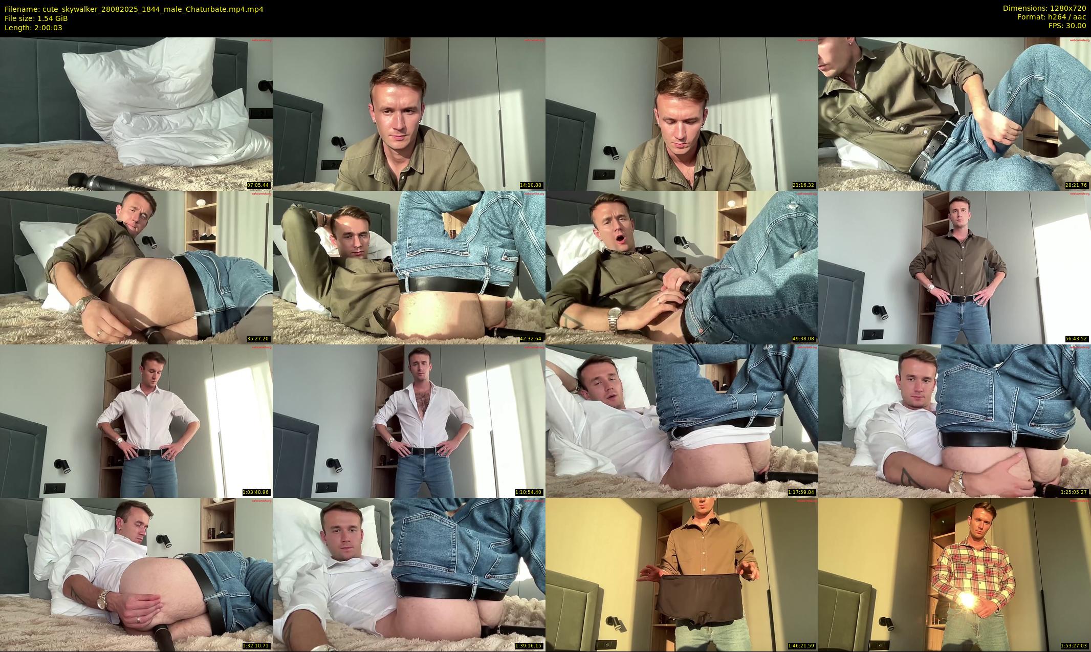 cute_skywalker — 121 minute Chaturbate male cam show recording, 720p, Aug 28, 2025