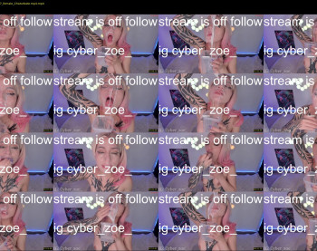 cyberzoe — 10 minute Chaturbate female cam show recording, 720p, Aug 28, 2025