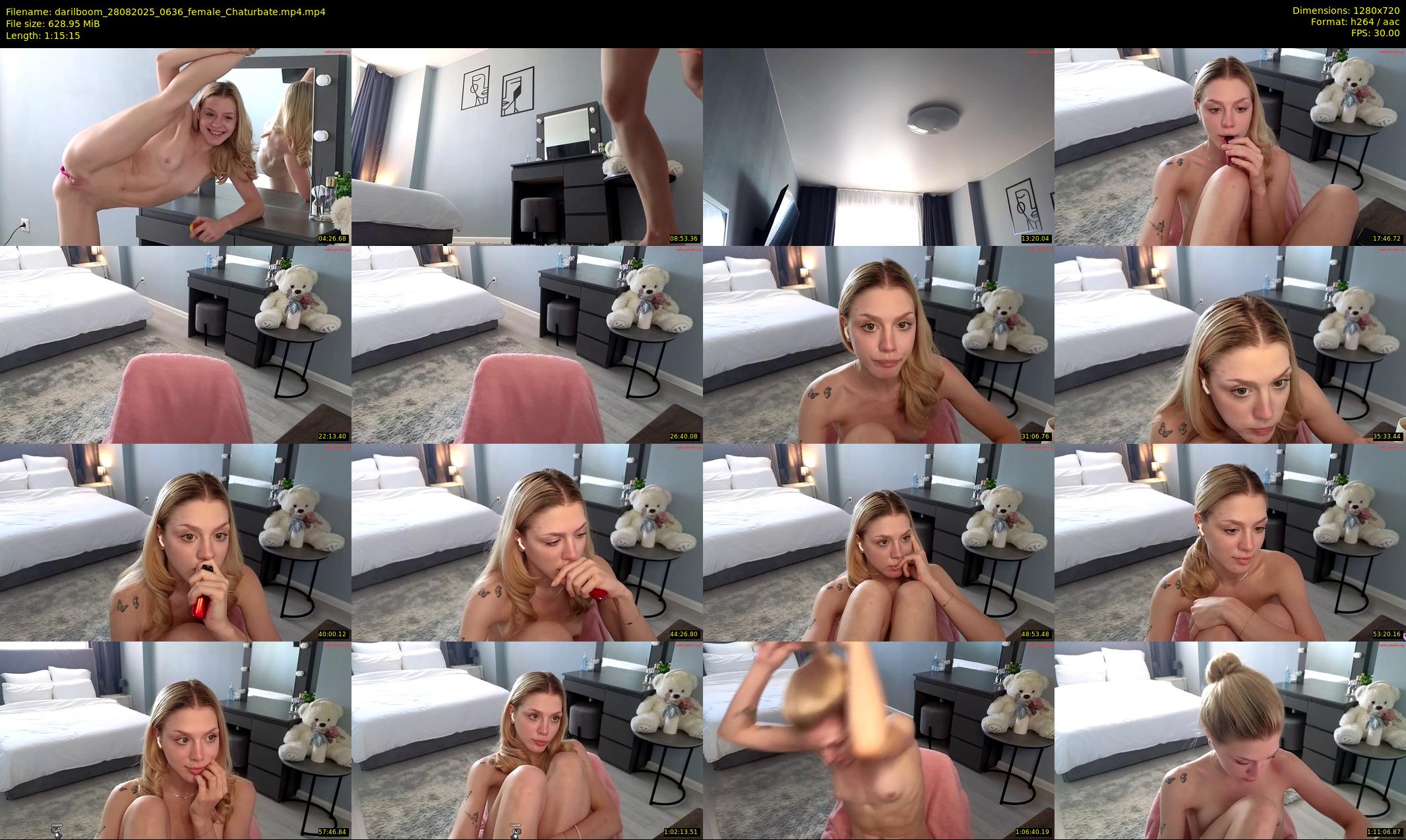 darilboom — 76 minute Chaturbate female cam show recording, 720p, Aug 28, 2025