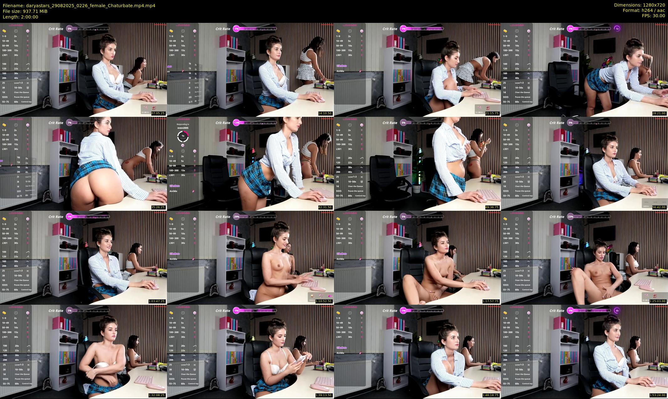 daryastars — 120 minute Chaturbate couple cam show recording, 720p, Aug 29, 2025