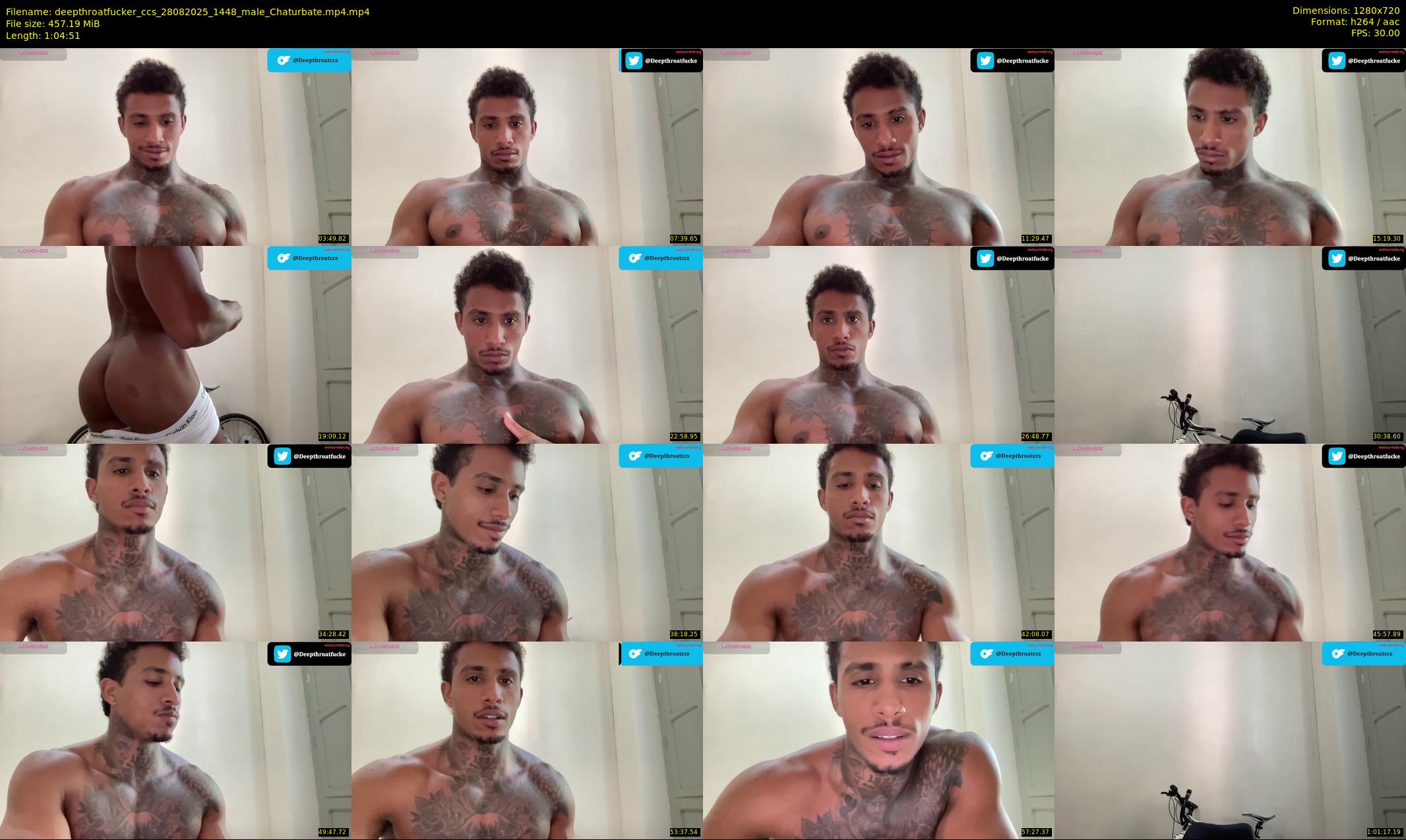 deepthroatfucker_ccs — 65 minute Chaturbate male cam show recording, 720p, Aug 28, 2025