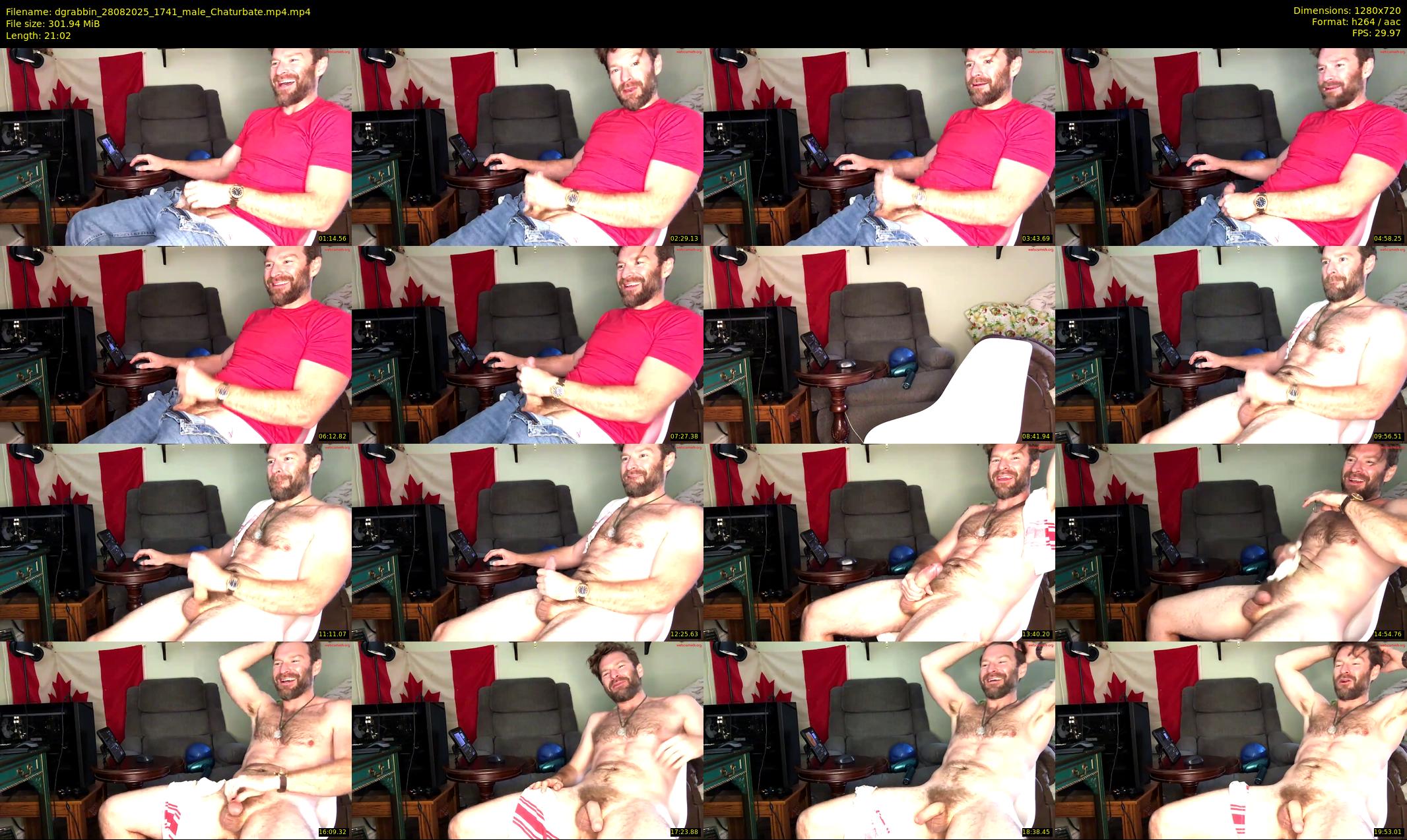 dgrabbin — 22 minute Chaturbate male cam show recording, 720p, Aug 28, 2025