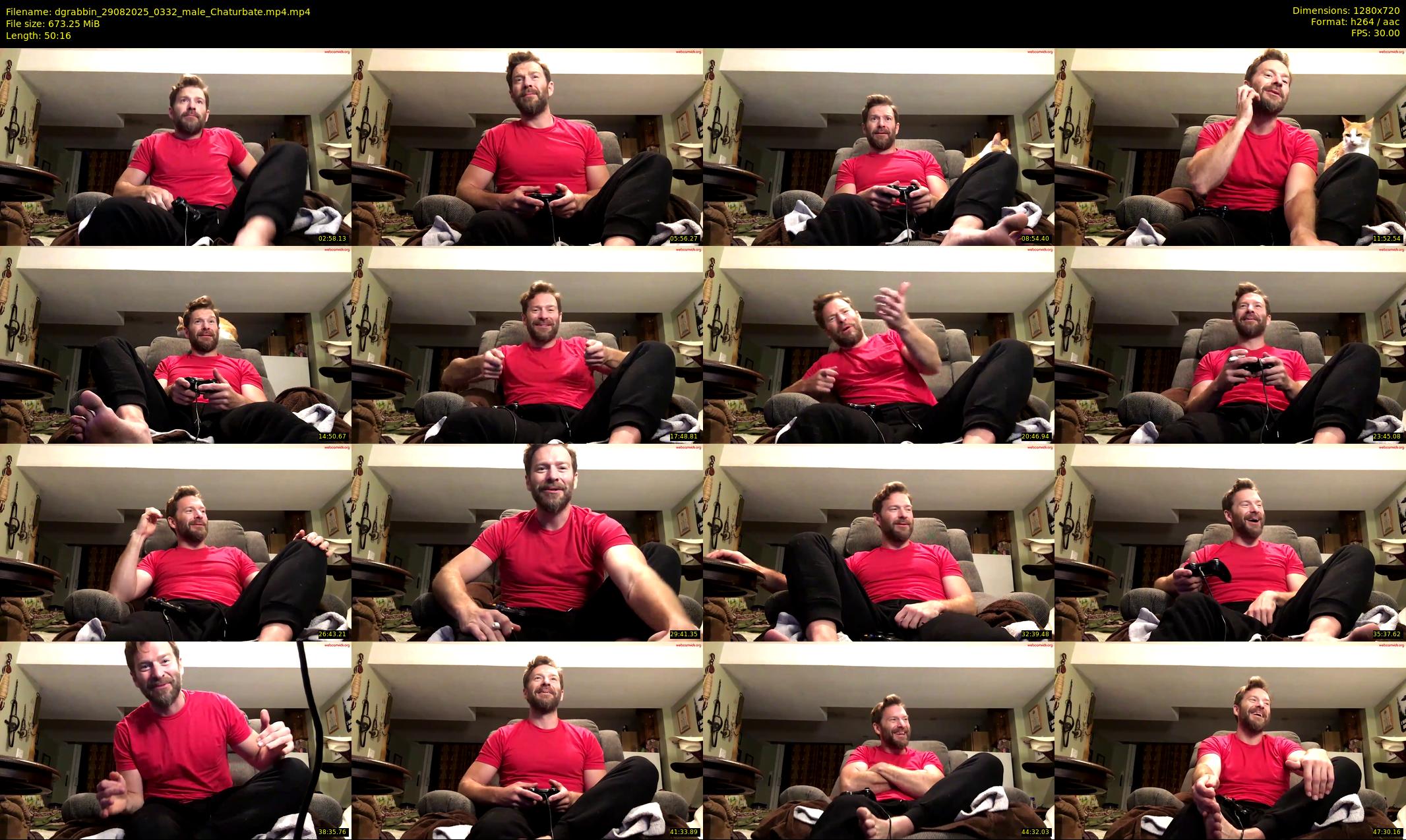 dgrabbin — 51 minute Chaturbate male cam show recording, 720p, Aug 29, 2025