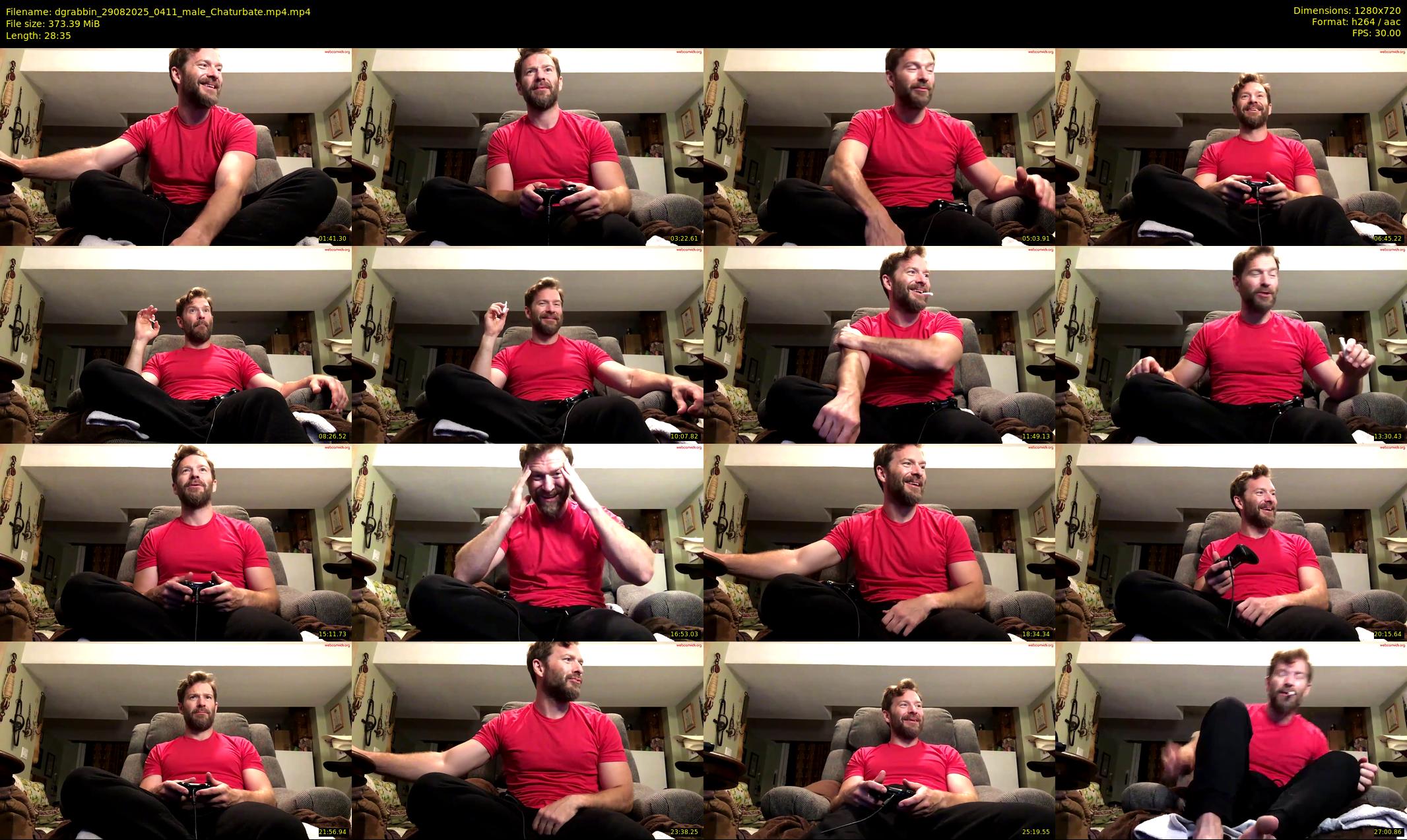 dgrabbin — 29 minute Chaturbate male cam show recording, 720p, Aug 29, 2025