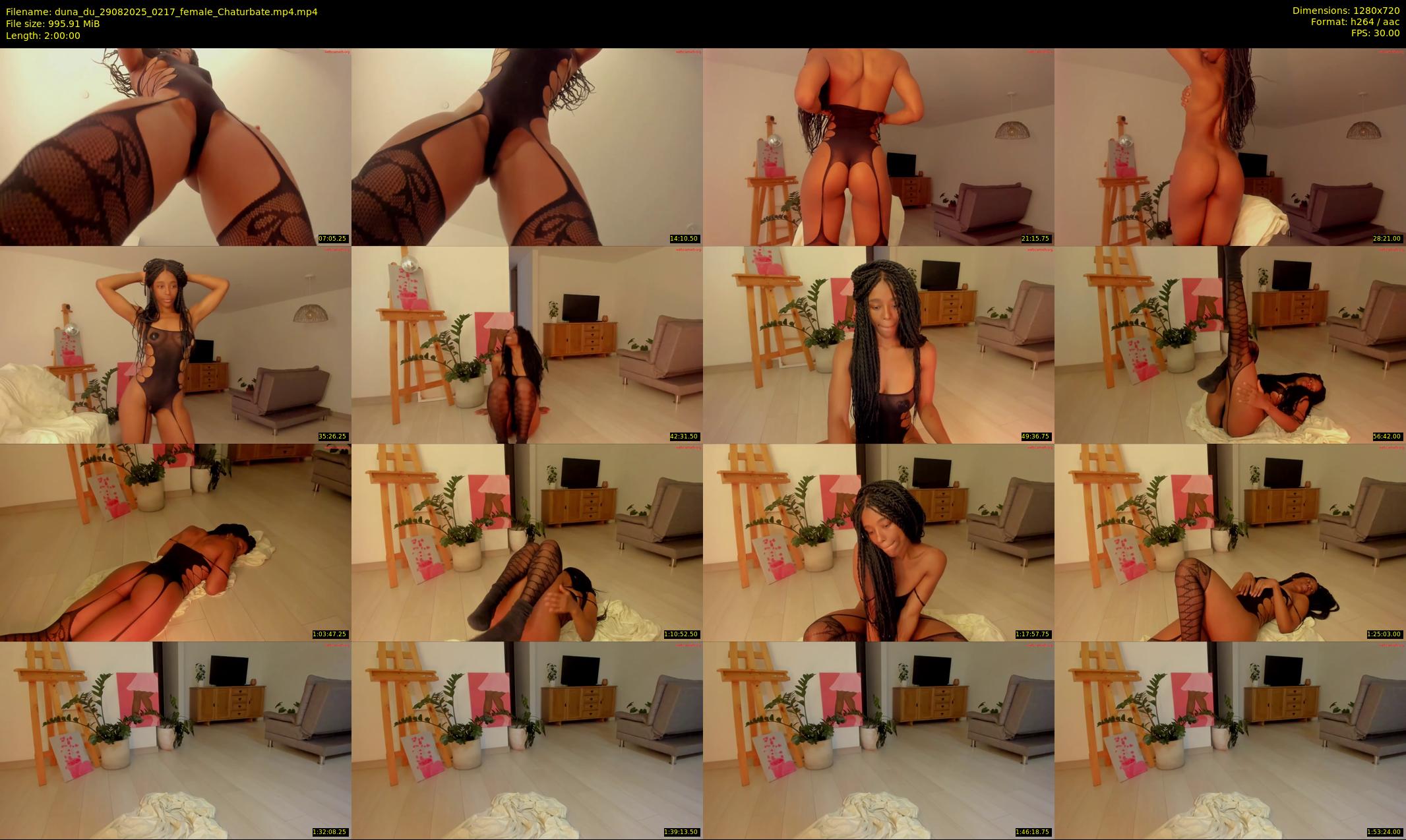 duna_du — 120 minute Chaturbate female cam show recording, 720p, Aug 29, 2025