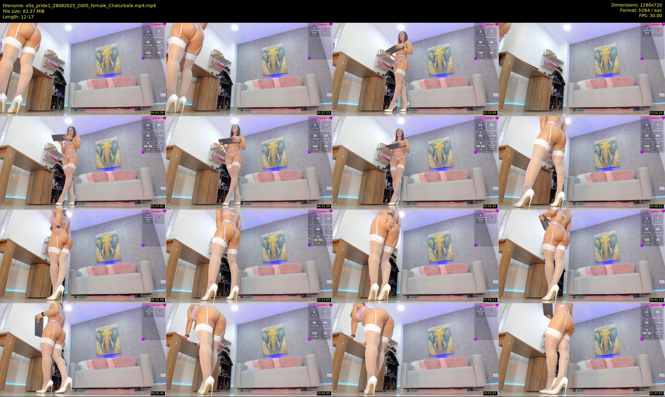 ella_pride1 — 13 minute Chaturbate female cam show recording, 720p, Aug 28, 2025