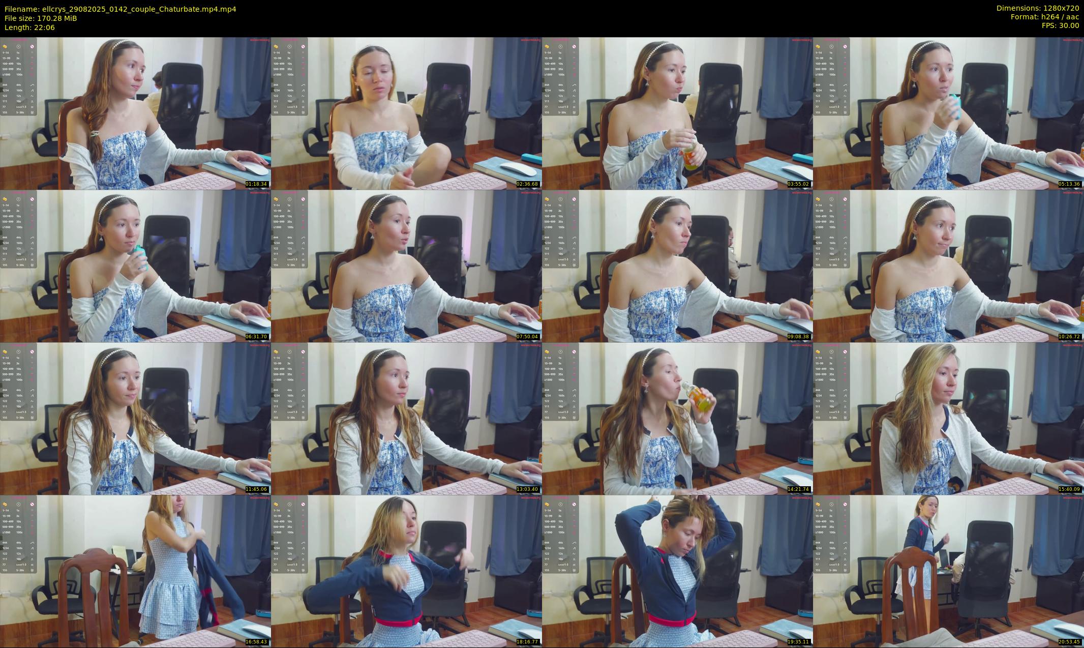 ellcrys — 23 minute Chaturbate couple cam show recording, 720p, Aug 29, 2025