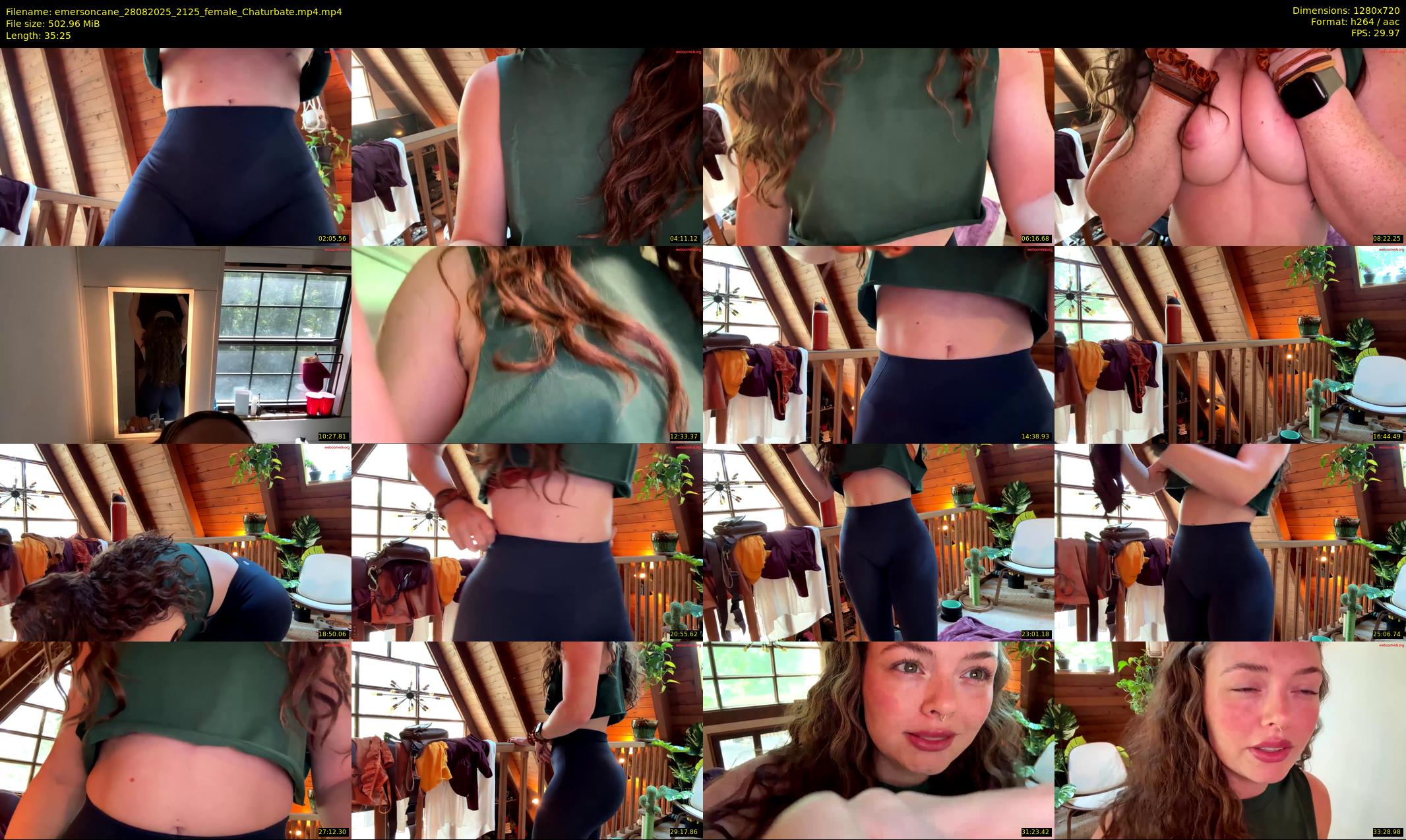 emersoncane — 36 minute Chaturbate female cam show recording, 720p, Aug 28, 2025