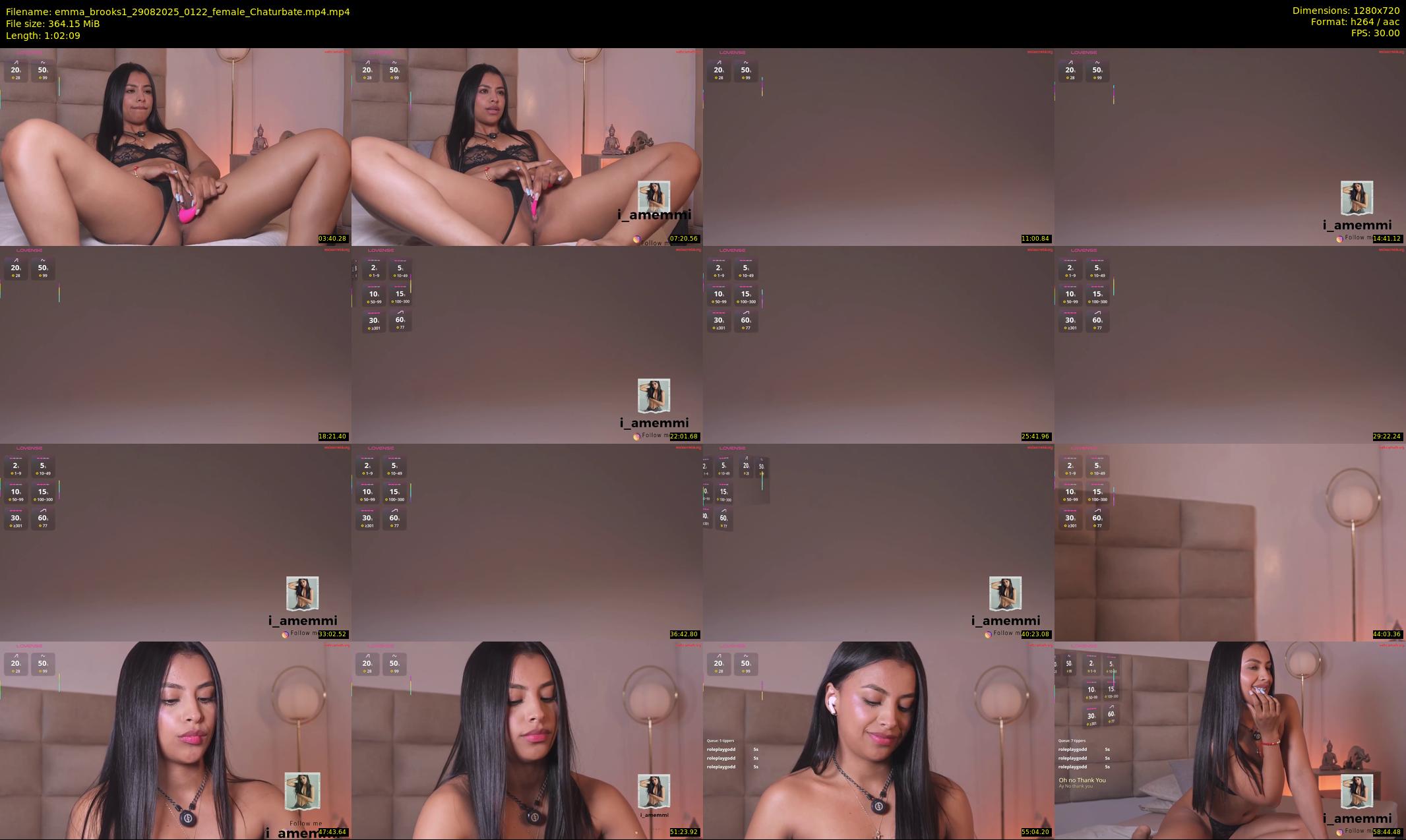 emma_brooks1 — 63 minute Chaturbate female cam show recording, 720p, Aug 29, 2025