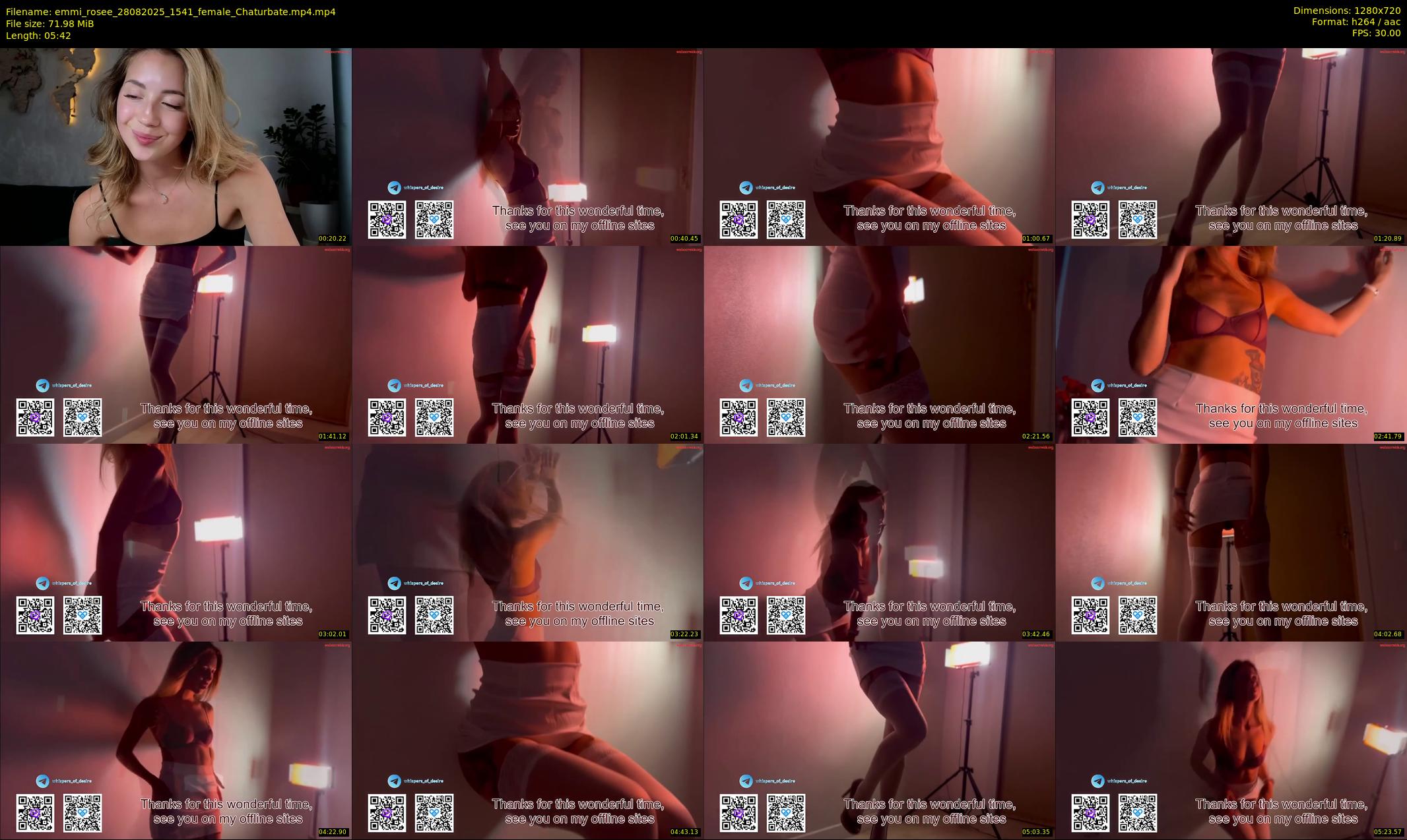emmi_rosee — 6 minute Chaturbate female cam show recording, 720p, Aug 28, 2025