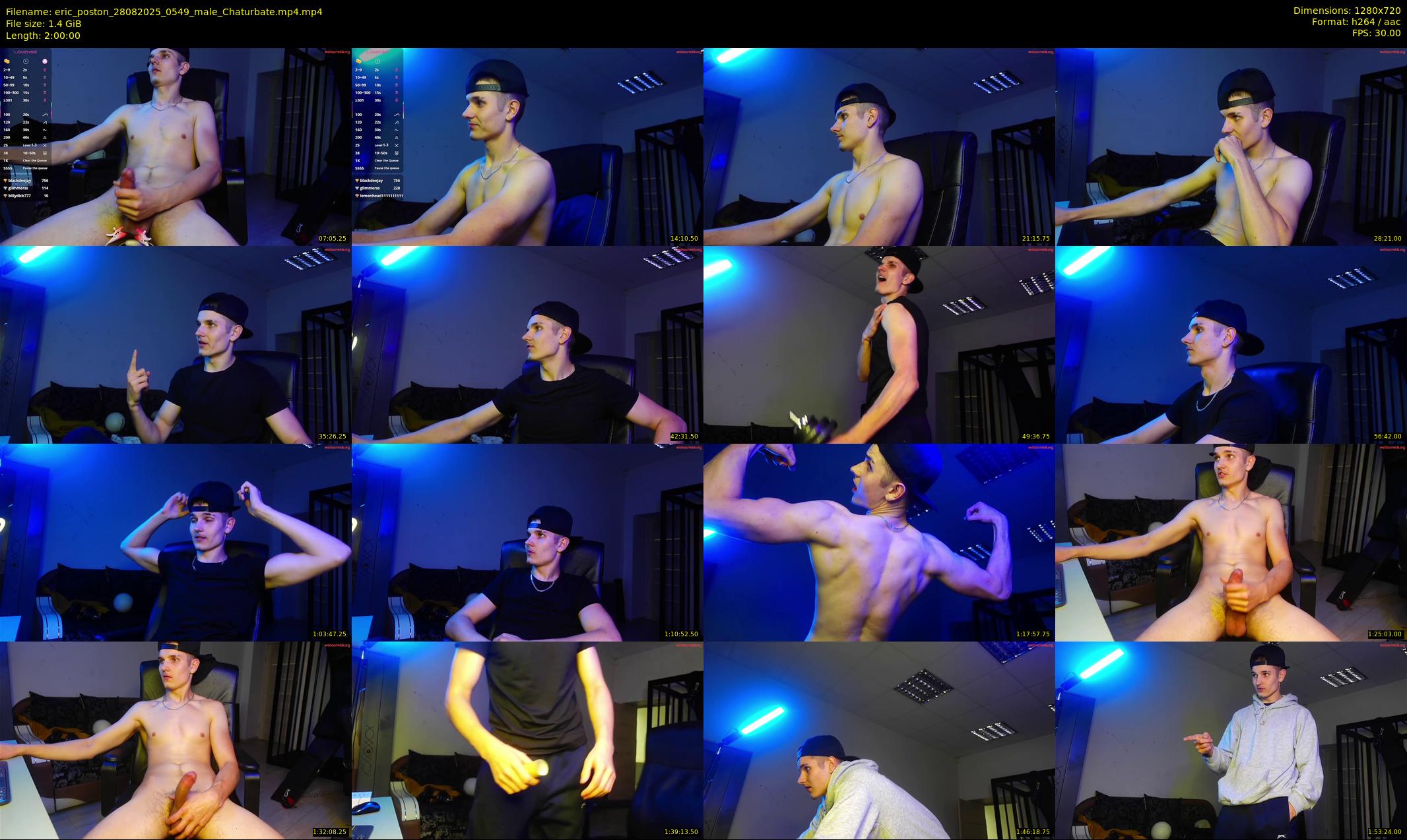 eric_poston — 120 minute Chaturbate male cam show recording, 720p, Aug 28, 2025
