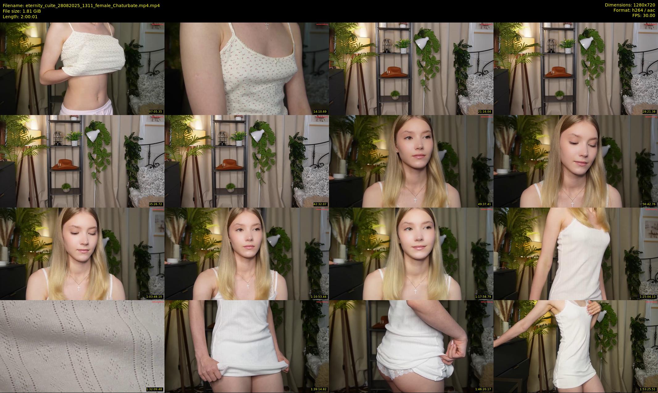 eternity_cuite — 121 minute Chaturbate female cam show recording, 720p, Aug 28, 2025